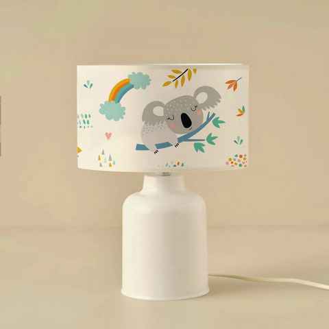lux.pro Tischleuchte, ohne Leuchtmittel, »Macclesfield« Kinderlampe Tischlampe 1 x E27 mit Koala-Motiv