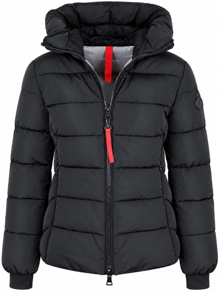Blue Wave Steppjacke Damen Steppjacke Olina Wattiert - Gesteppte Jacke Übergangsjacke Große Kapuze, 2-Wege-Frontreißverschluss, …