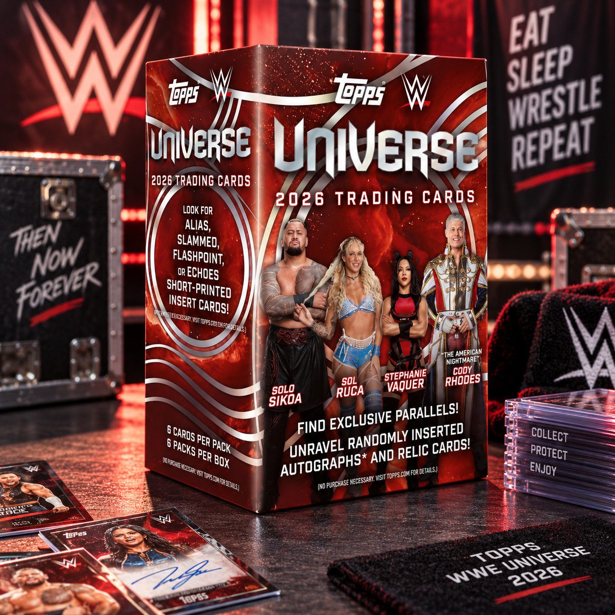 Topps Sammelkarte 2026 Topps Universe WWE Value Box Englisch