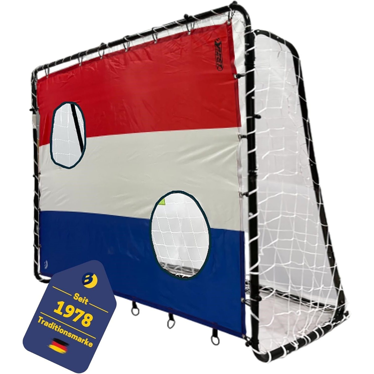 Fußballtor 11053-11063 Fußballtor-Set 213 x 152 x 76 cm in Schwarz mit