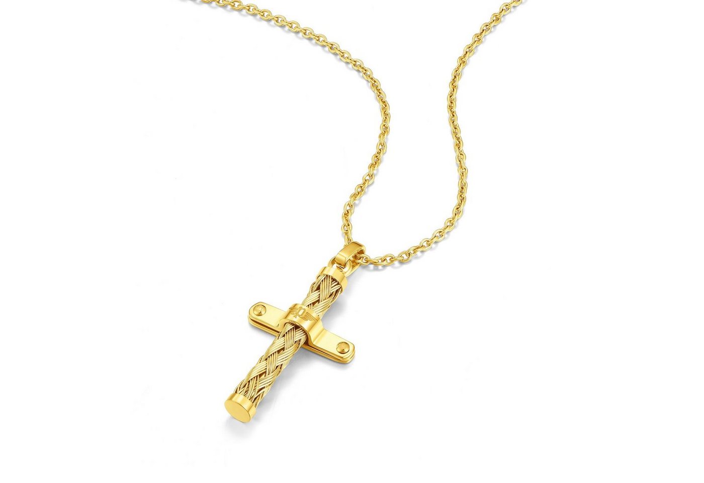 Police Kette mit Anhänger Kreuz-Anhäng... Police Kette mit Anhänger Kreuz-Anhäng...