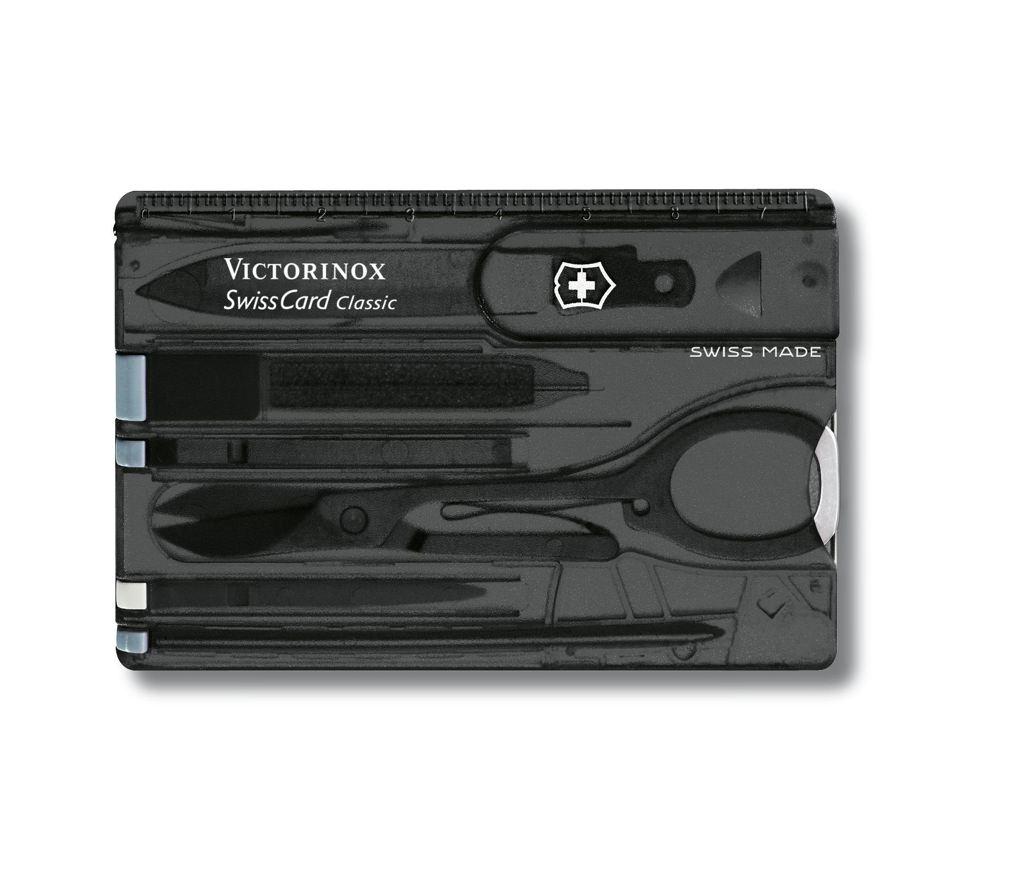 Victorinox Taschenmesser SwissCard Classic 0.7100.T 10 Funktionen Schere schwarz