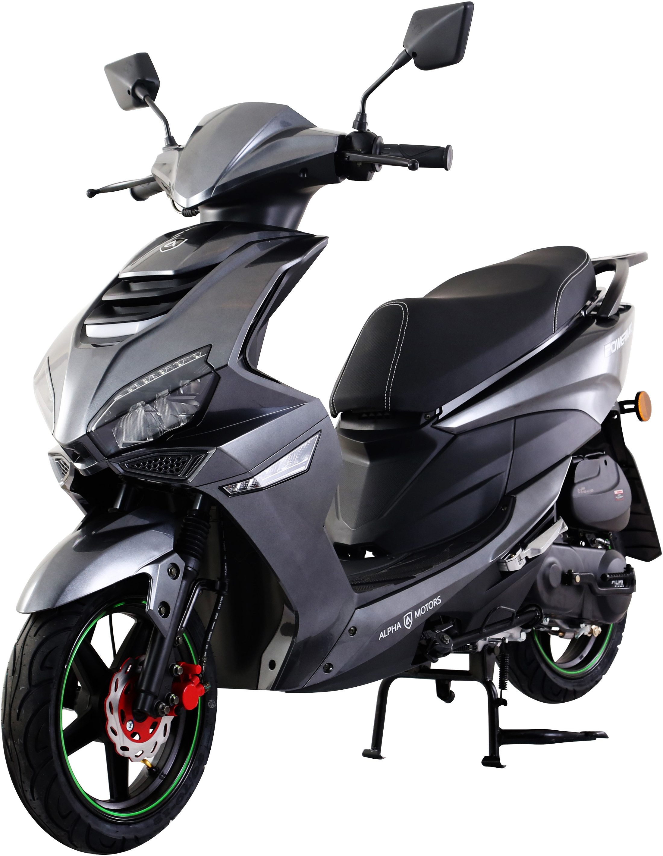 Alpha Motors Motorroller Powermax 50 ccm 45 kmh EURO 5 (mit/ohne Topcase), 50 ccm, 45 km/h, Euro 5