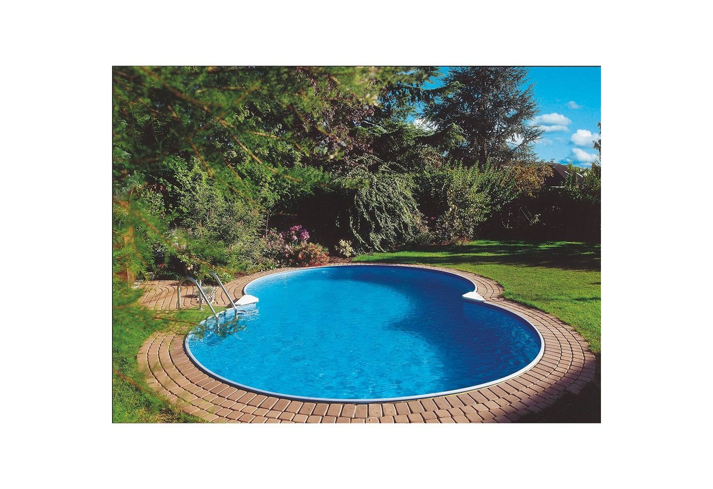 Thumbnail - Waterman Achtformpool Stahlwandpool achtform Exklusiv 625x360x120 cm, St (Einzelbecken), verzinkte Stahlwand