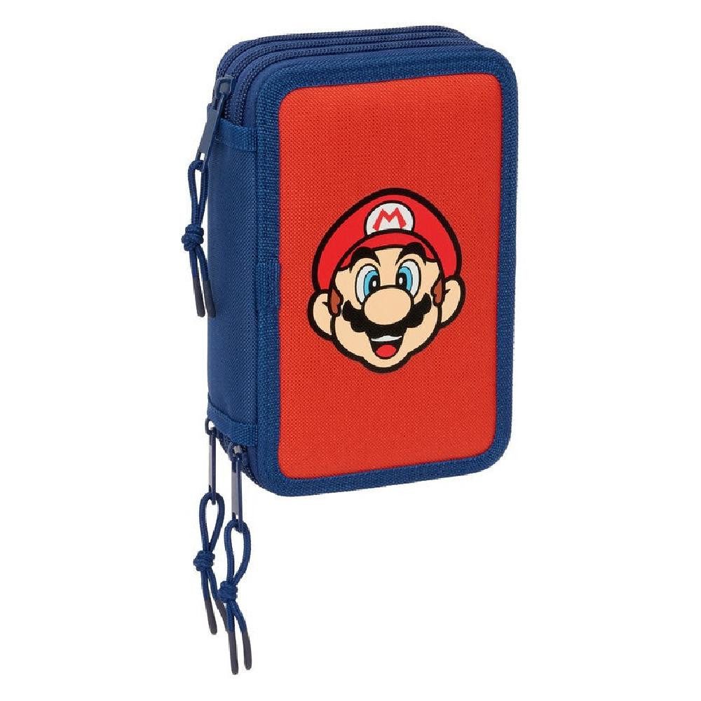 safta Federmäppchen Super Mario Bros Mamma Mia triple Federmappe 37pcs