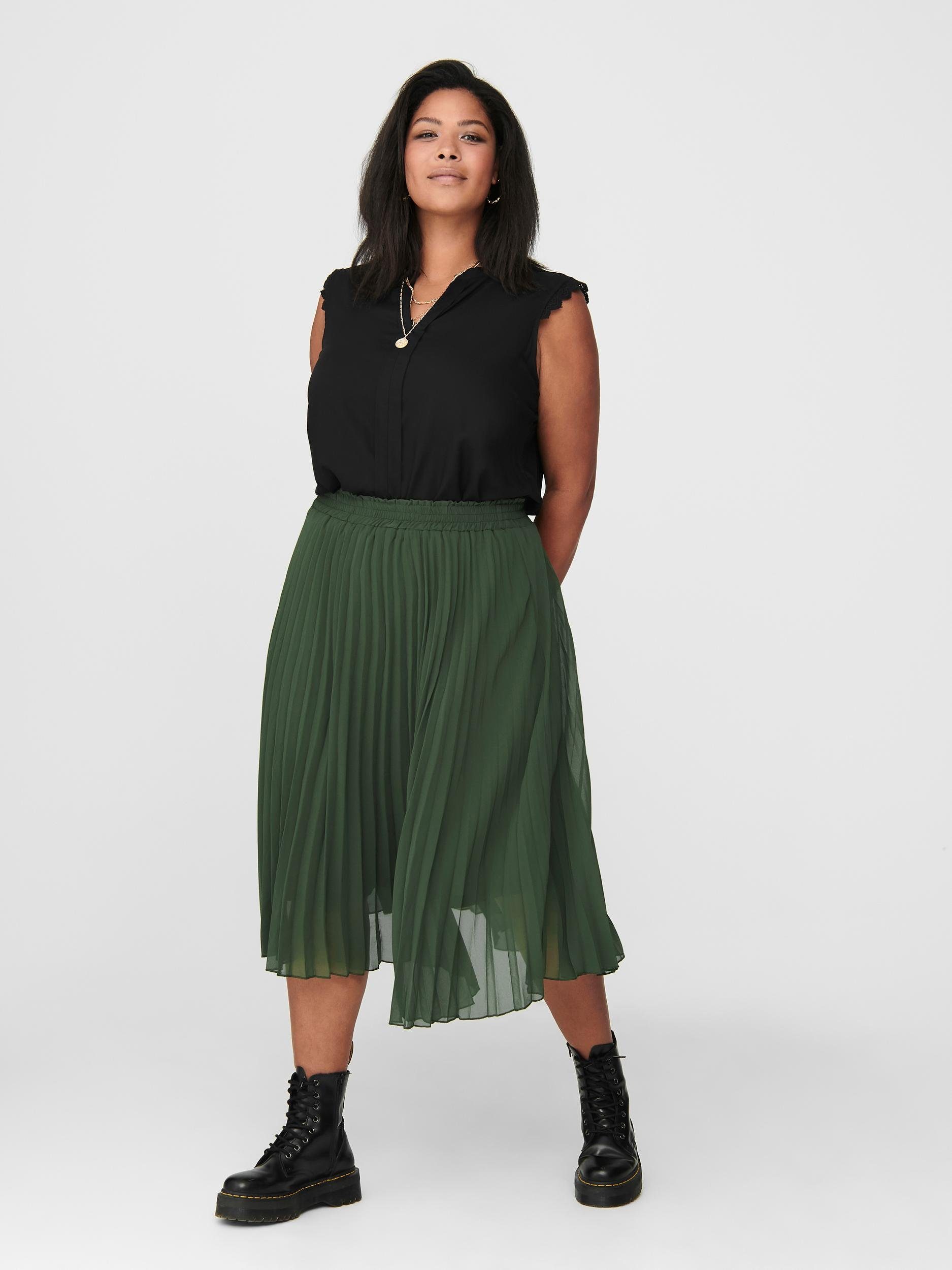 ONLY CARMAKOMA blouse top CARMUMI SL TOP WVN NOOS with lace