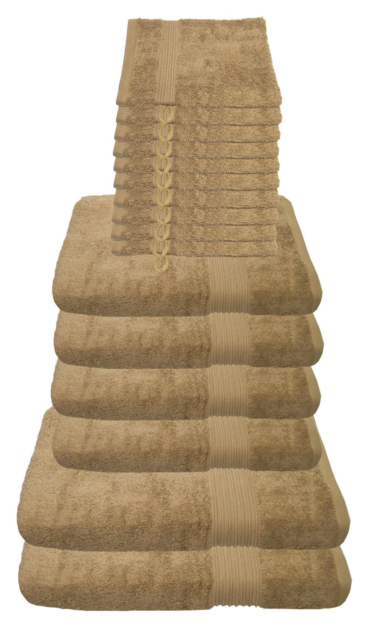 Julie Julsen Handtücher 16-Handtücher-Sand, Baumwolle (16-St) günstig online kaufen