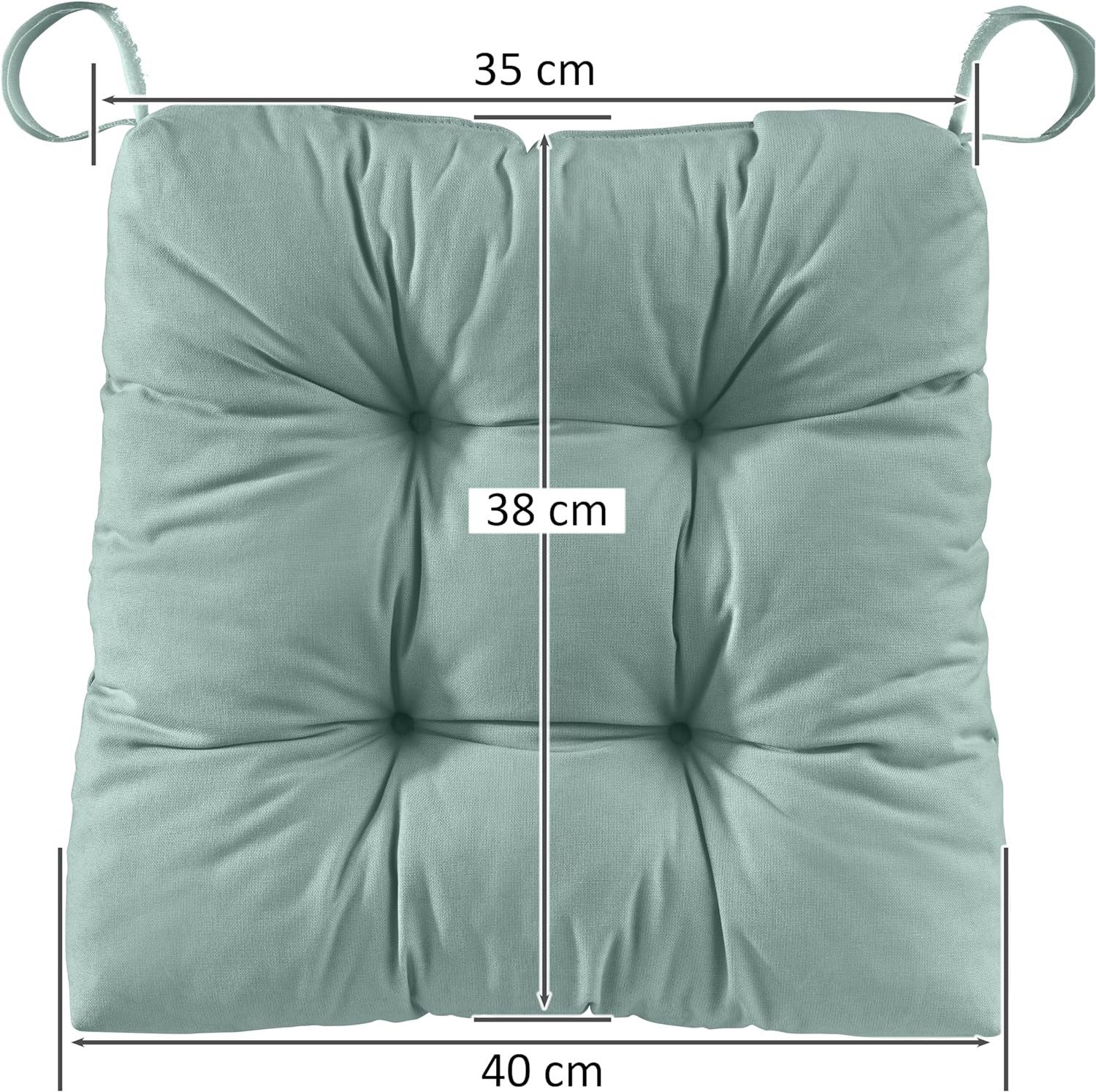 sleepling Stuhlkissen Eva, für Indoor und Outdoor, mit Klettverschluss, abr günstig online kaufen