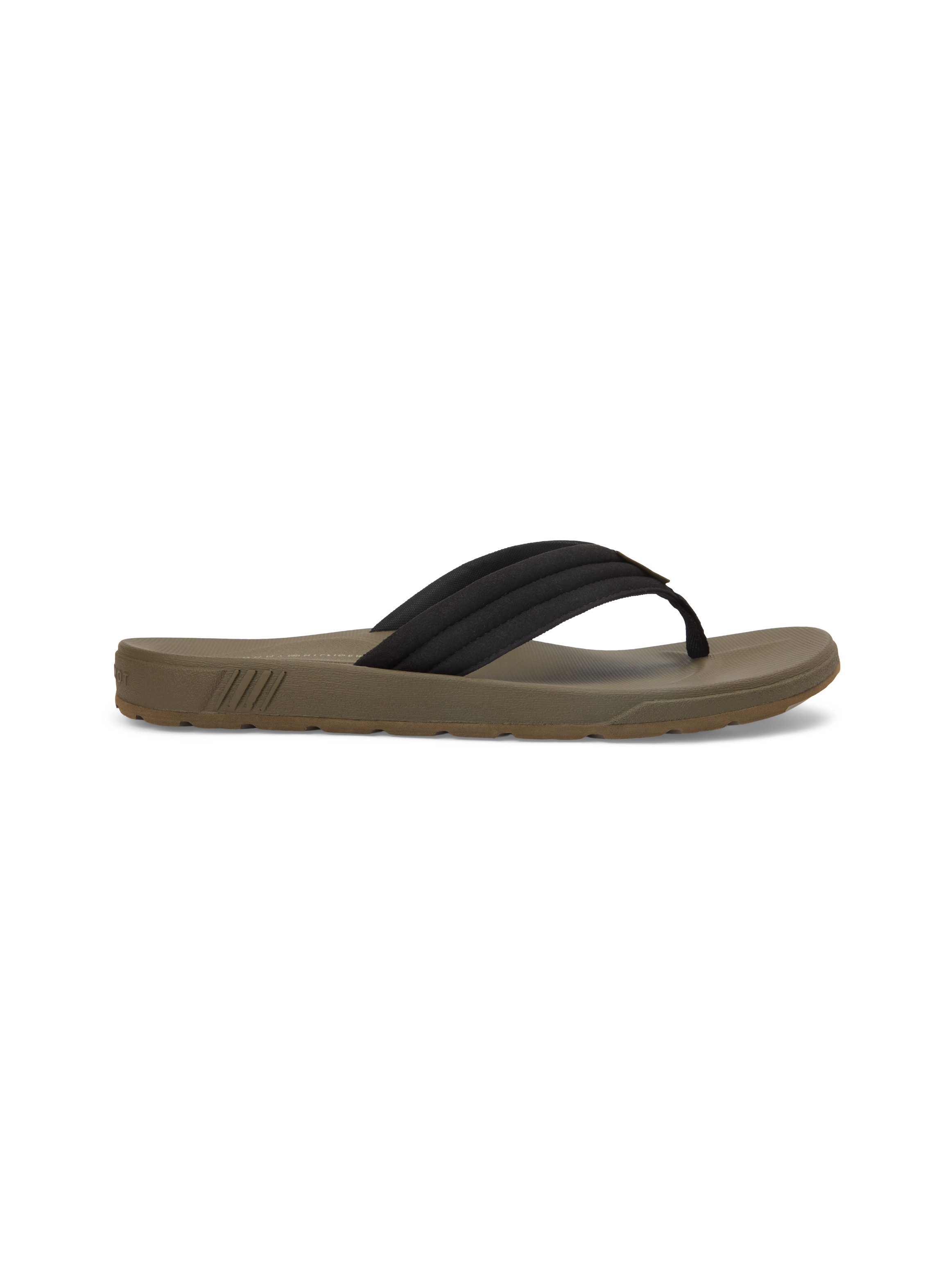 Tommy Hilfiger MOLDED HILFIGER LTH BEACH SANDAL Zehentrenner Sommerschuh, Dianette, Flat mit dezentem Label – Bild 4 von 5
