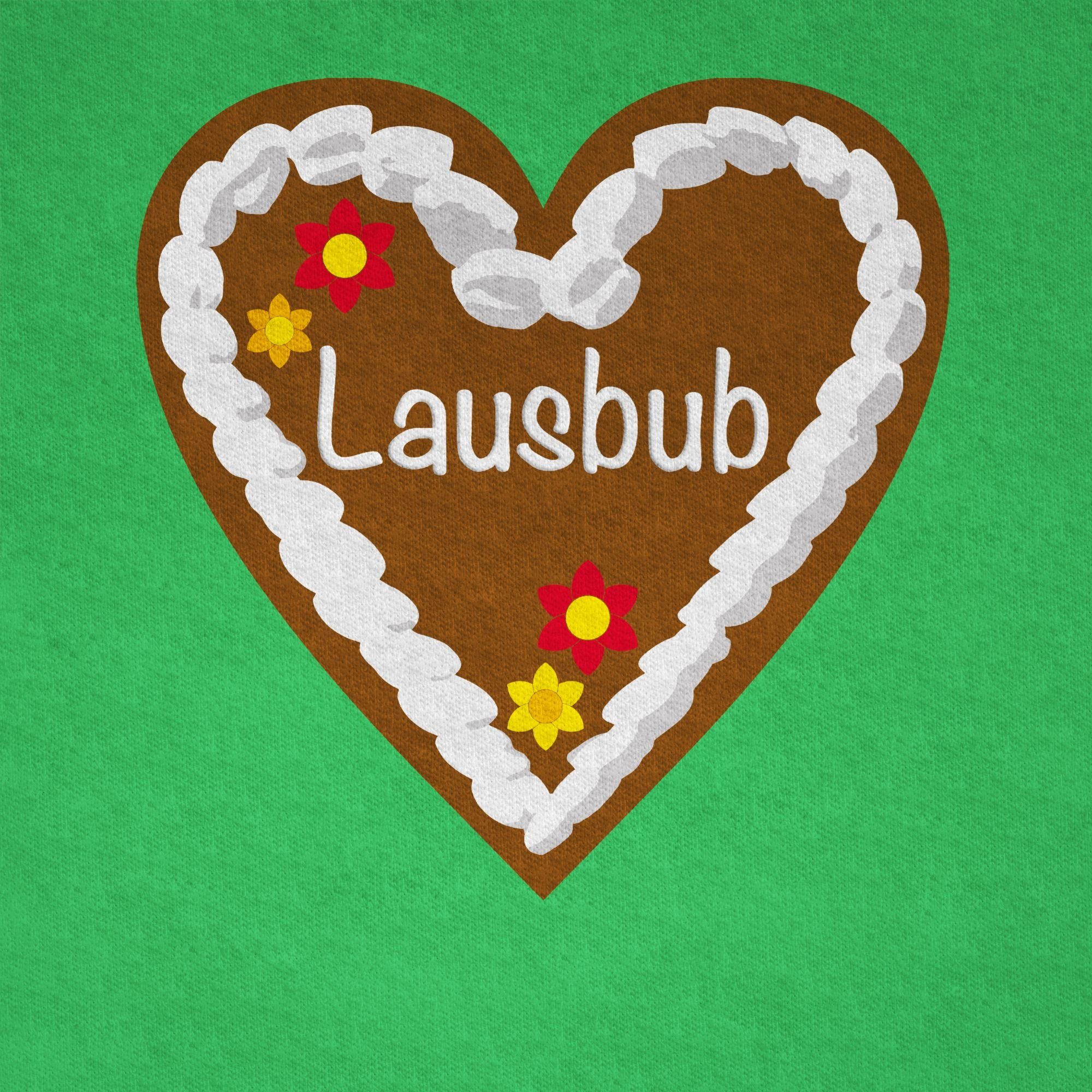 Shirtracer T-Shirt Lebkuchenherz Lausbub (1-tlg) Mode für Oktoberfest Kinder Outfit