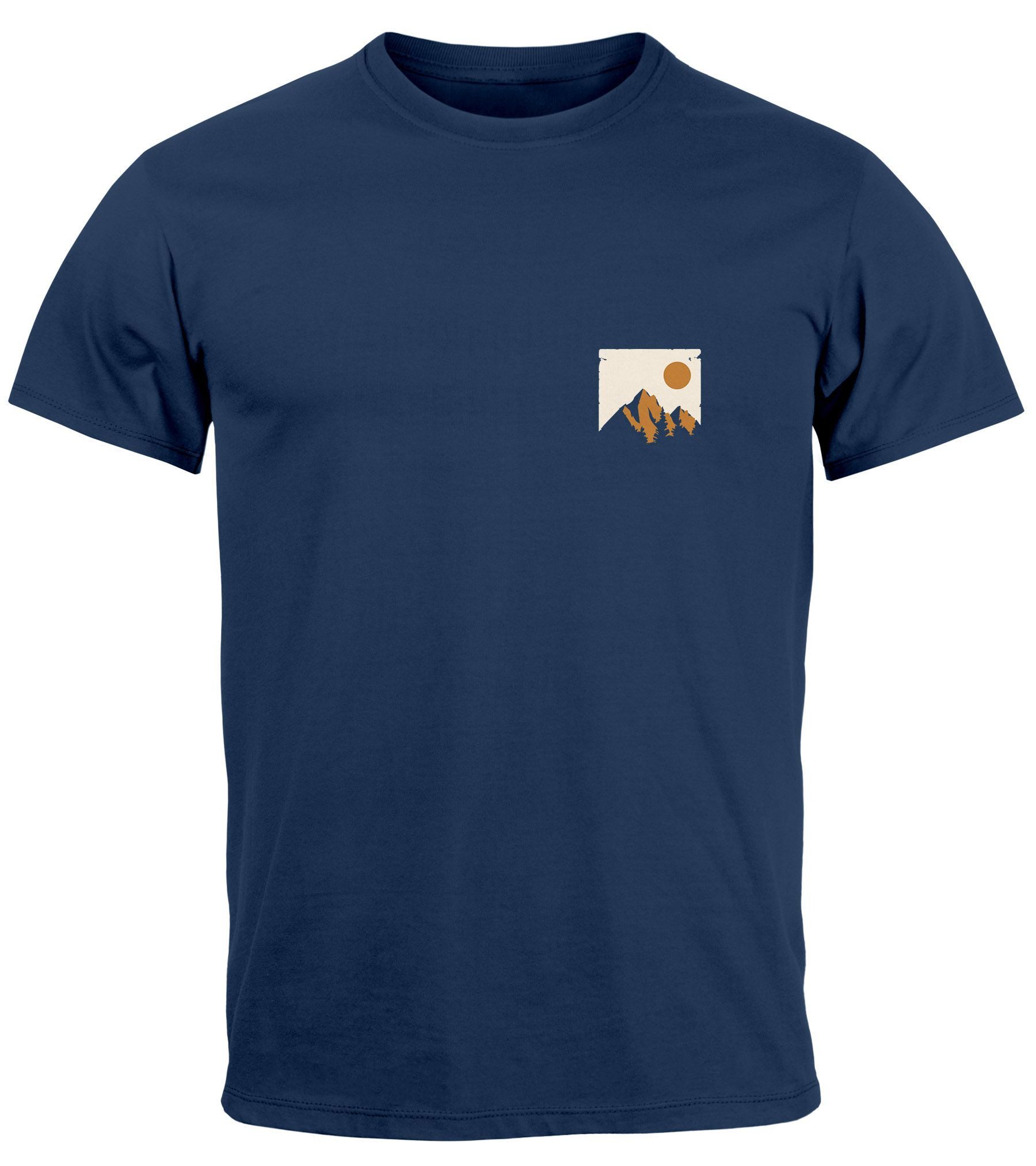 Neverless Print-Shirt Herren T-Shirt Outdoor Adventure günstig online kaufen