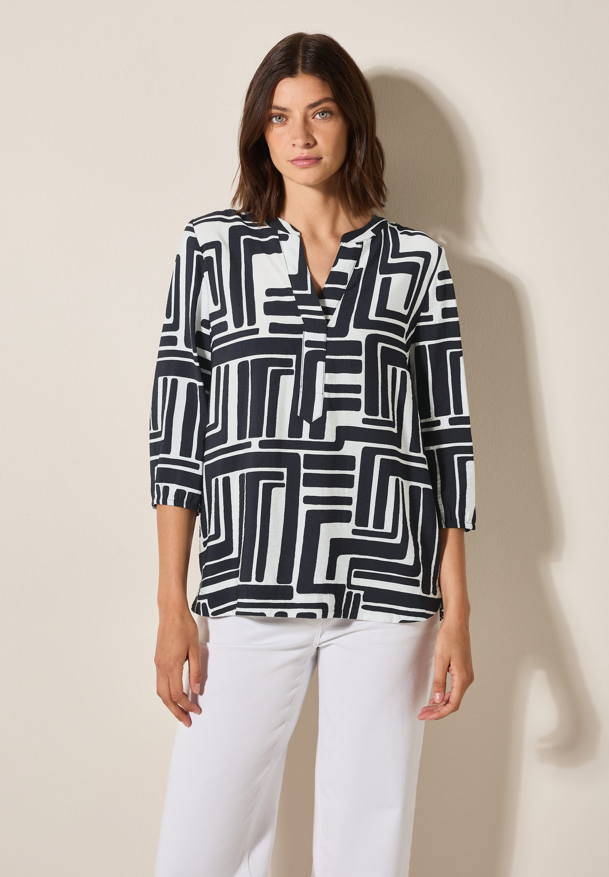 Cecil Klassische Bluse, mit 3/4 Ärmeln günstig online kaufen