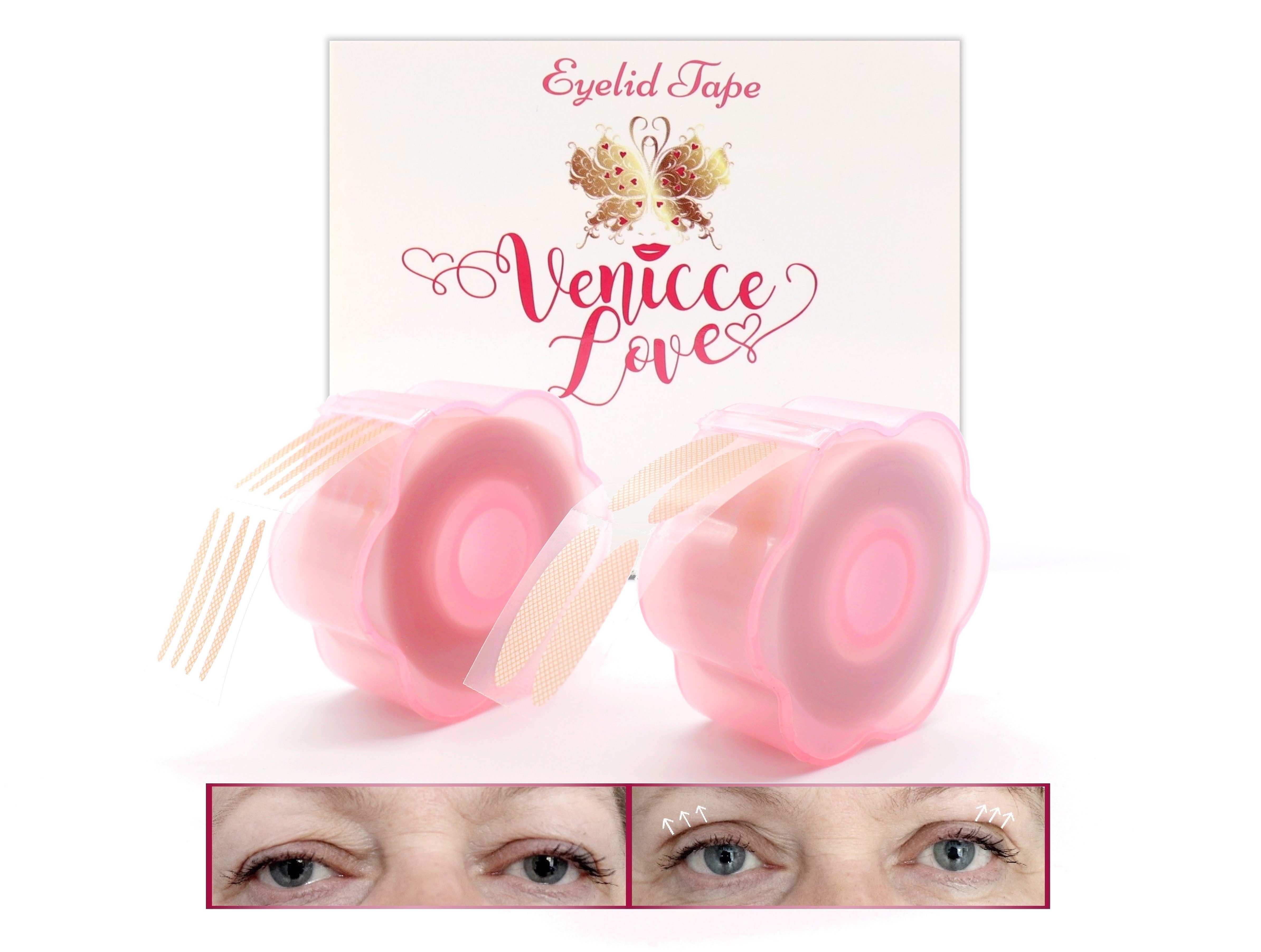 Venicce Love Augenlid-Tape 1.200 Stück Schlupflider Tapes, Augenlidstraffung ohne OP