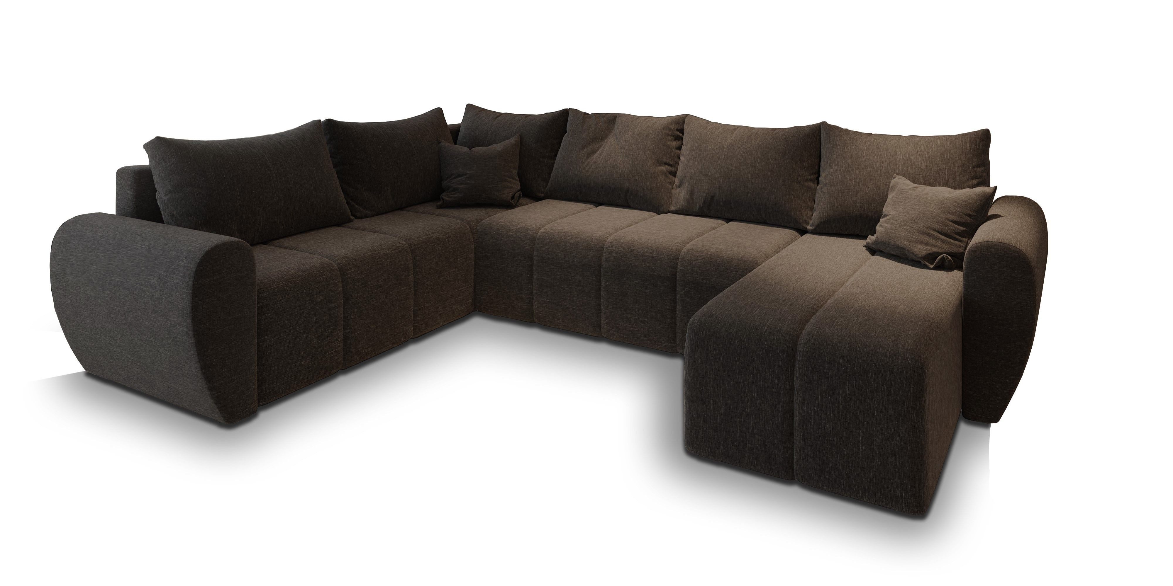 Masseno Ecksofa MADISON mit Schlaffunktion U-Form, günstig online kaufen