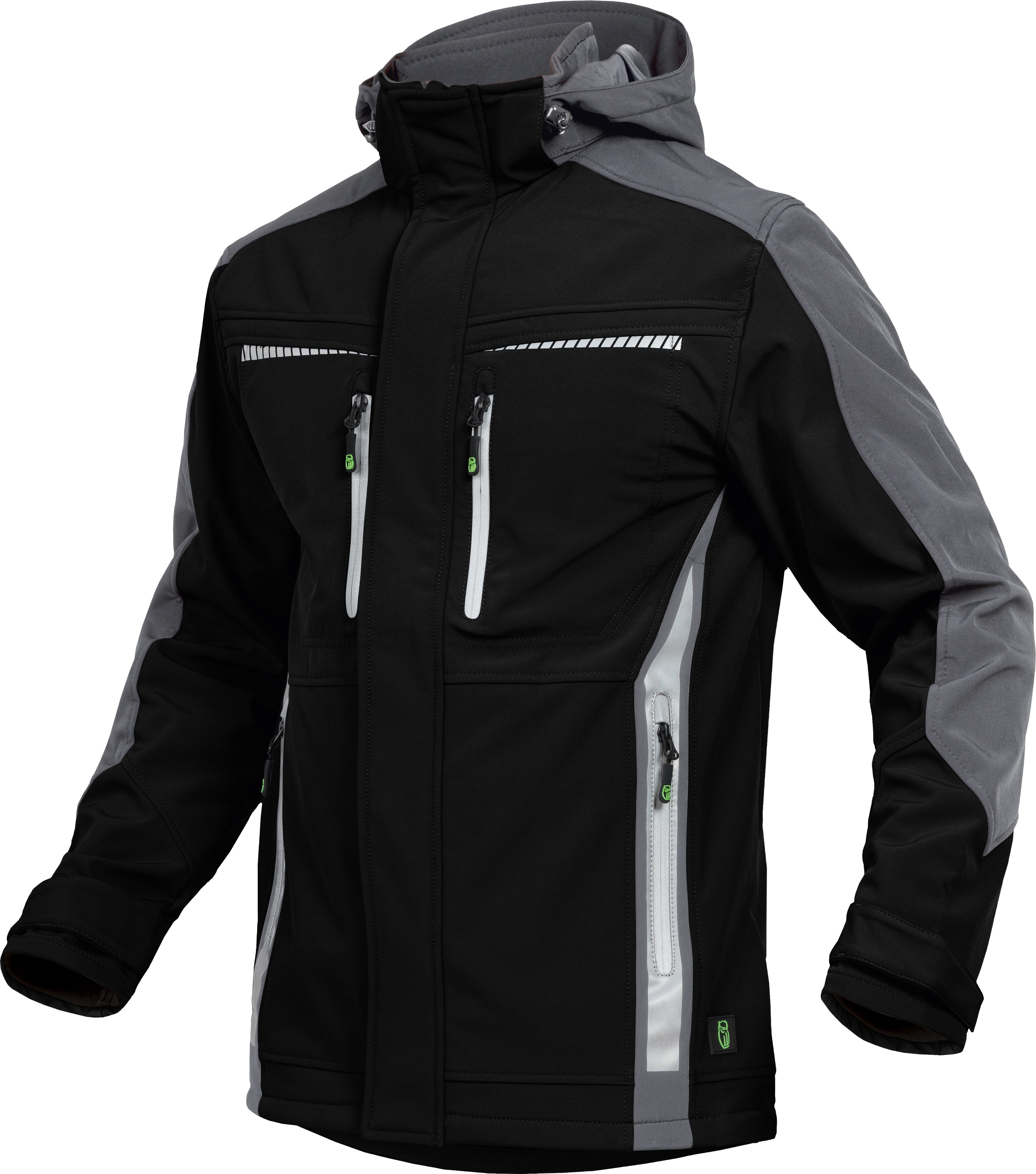 Softshelljacke Flex-Line Herren Übergangsjacke mit Kapuze