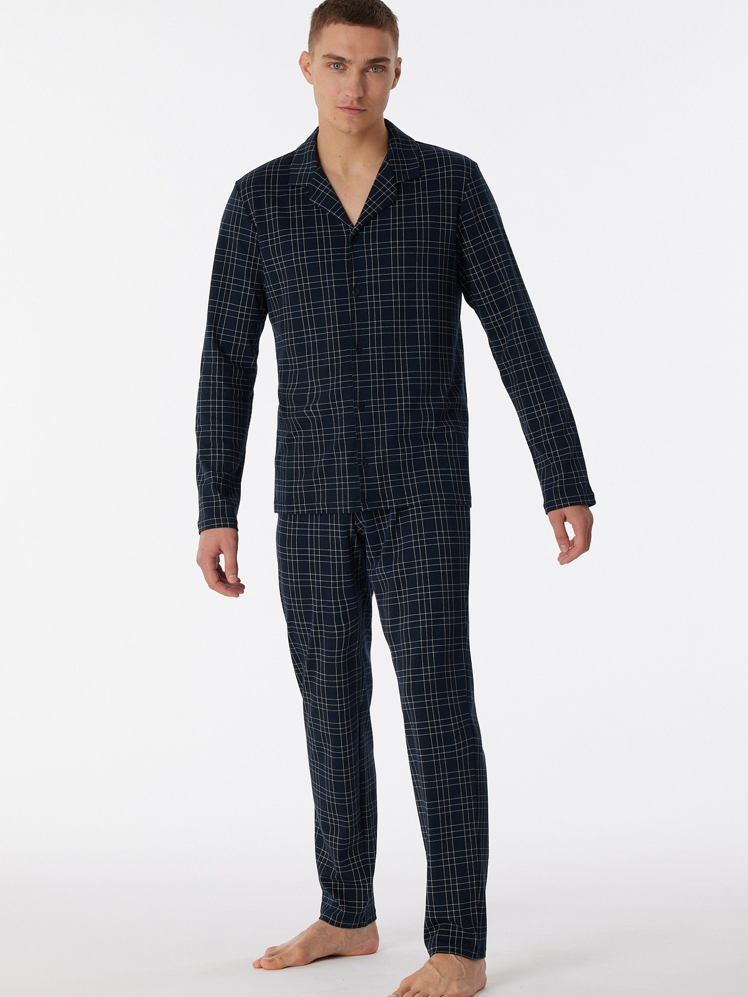 Schiesser Pyjama schlafmode schlafanzug Fine Interlock pyjama