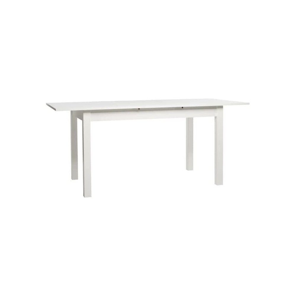 Finori Esstisch Tisch cm Coburg 80 weiß ausziehbar cm 180 ca. 140 Esszimmertisch x Küchentisch auf