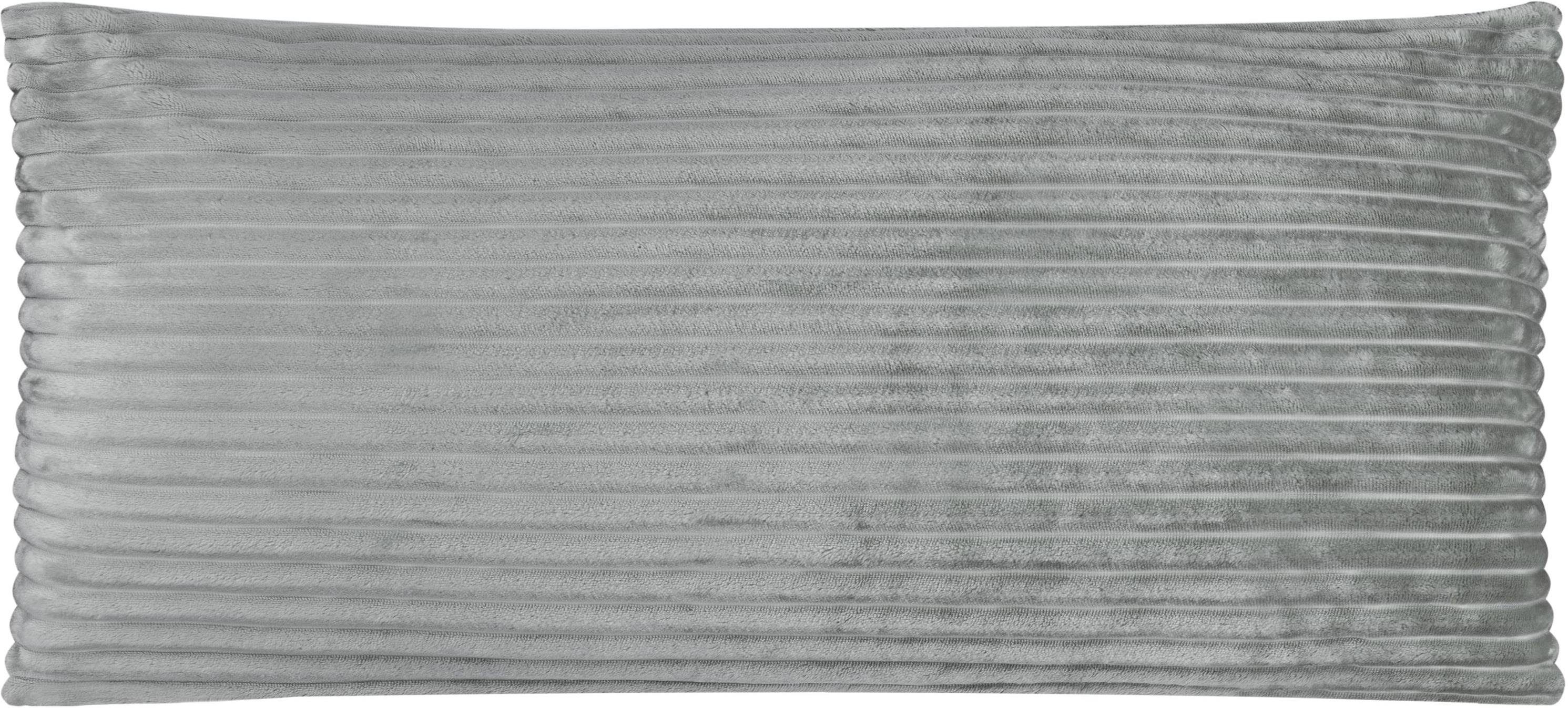 Aspero Kissenbezüge 2 Kissenbezüge aus Streifen-Flanell 40x80 cm, Kopfkissen aus hautsympathischem Material