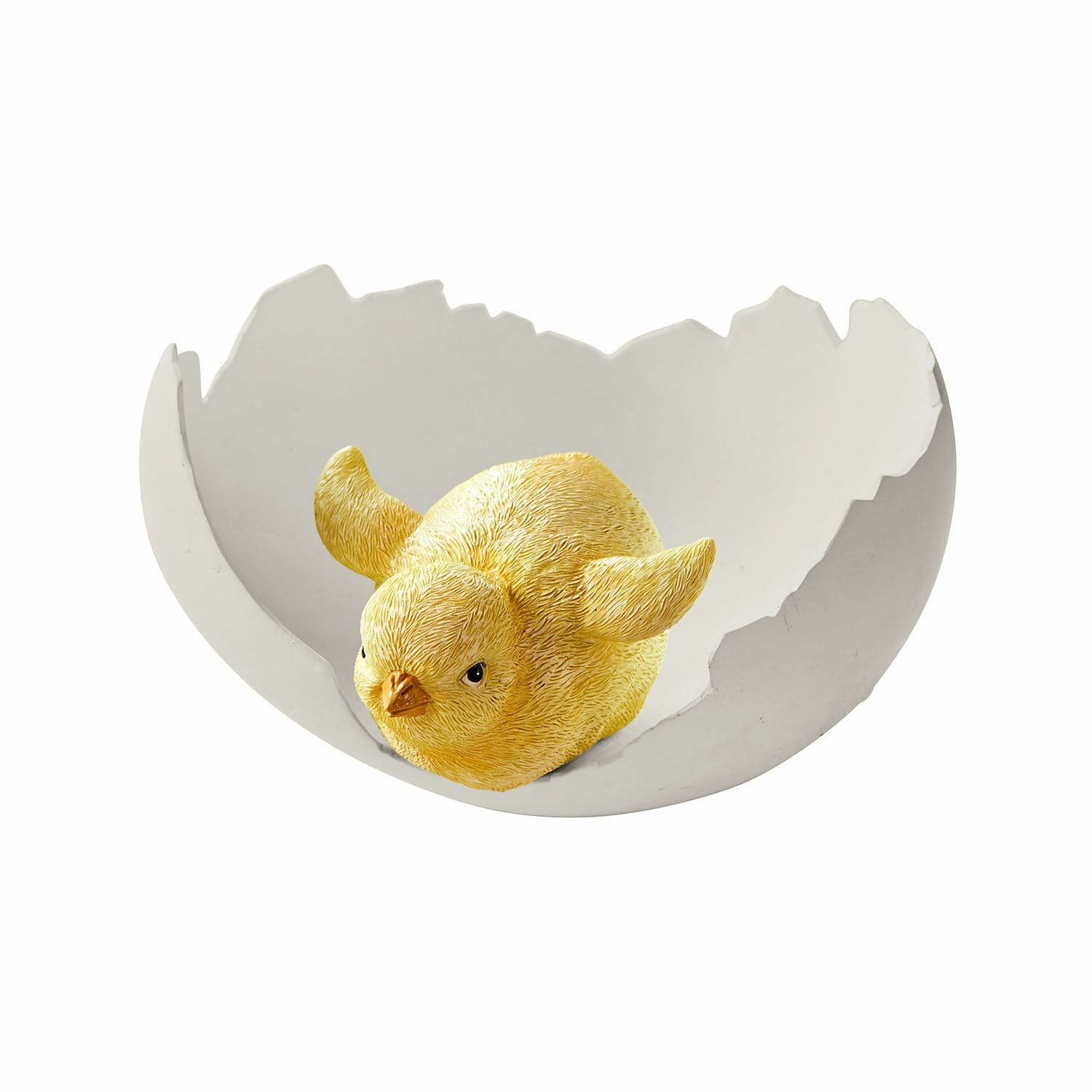 Mirabeau Osterfigur Deko-Schale Alfie weiß/gelb günstig online kaufen