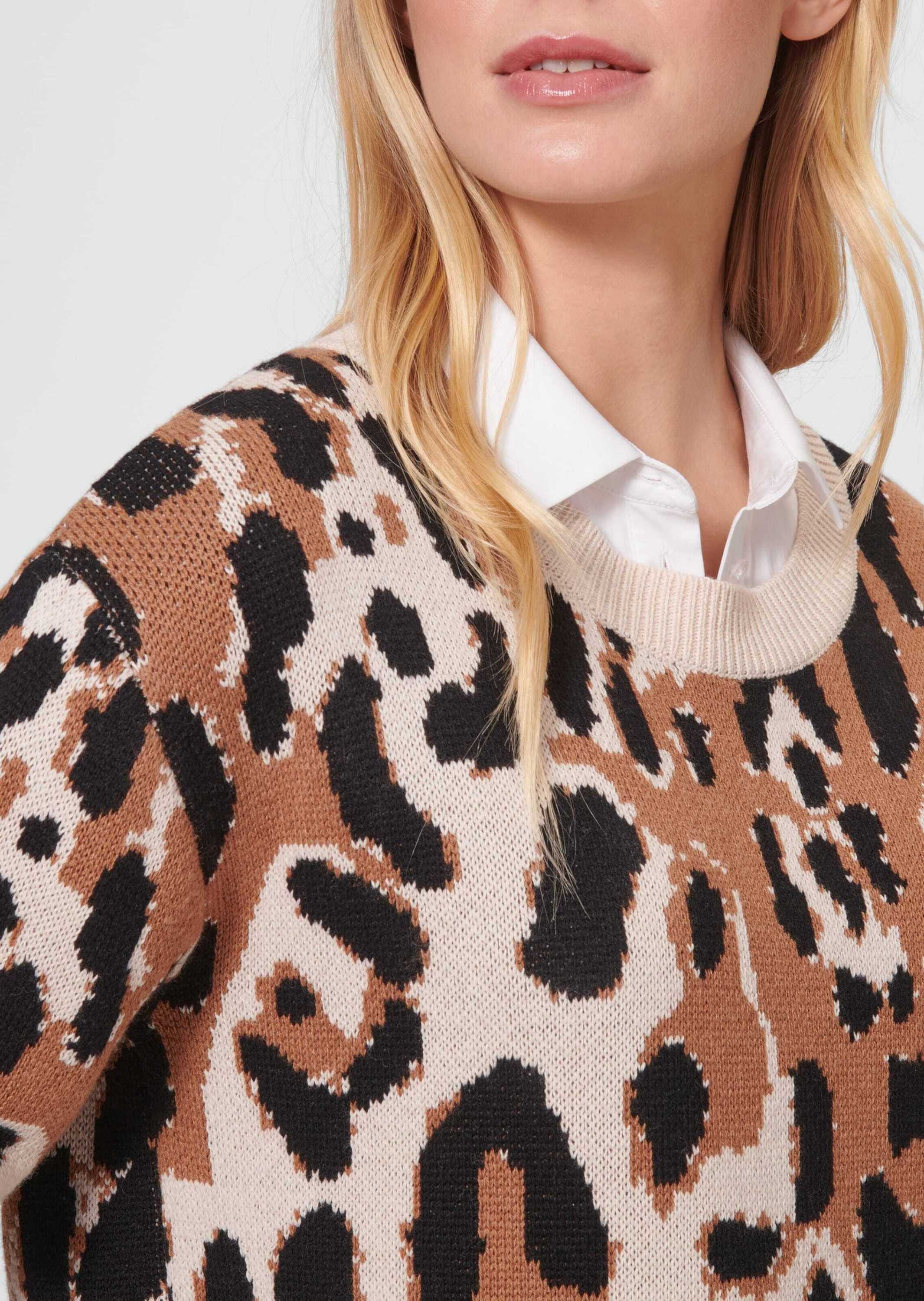 MADELEINE Strickpullover Pullover mit Animalmuster