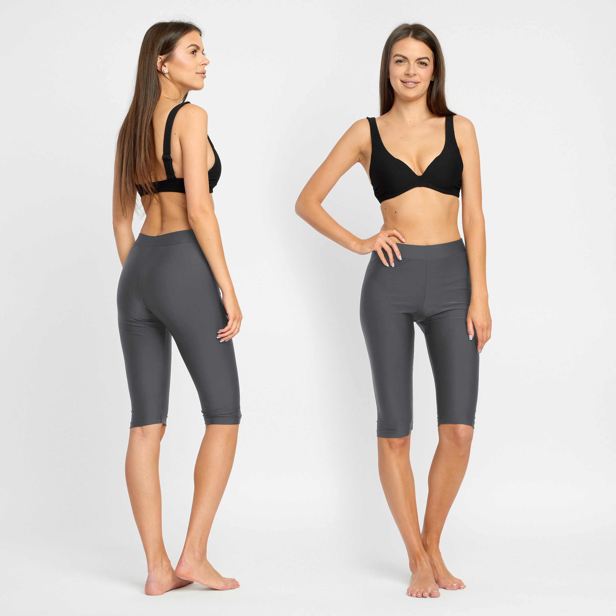 Merry Style Badeshorts lang Damen Knielange Leggings MS10-334