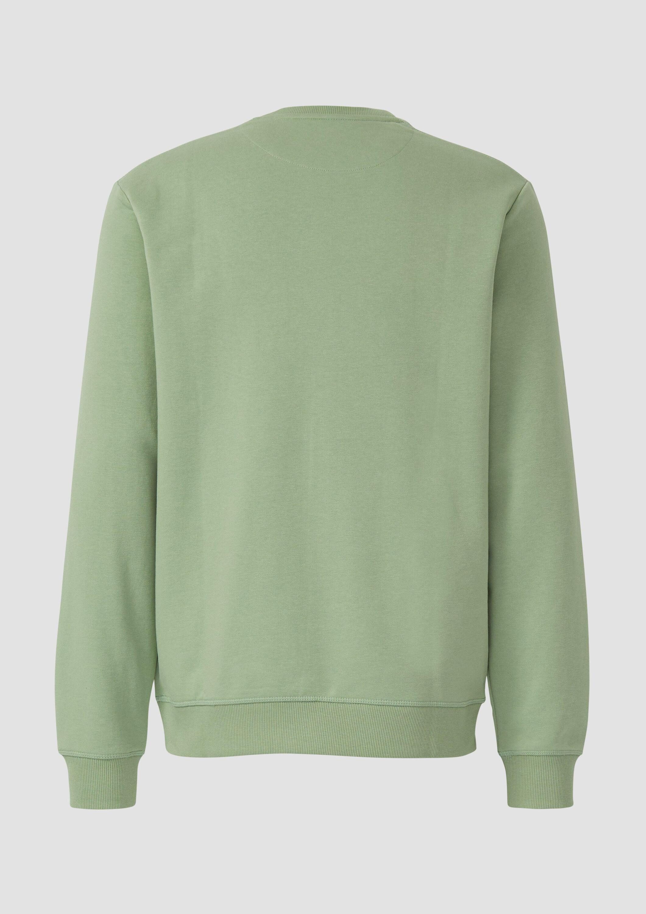 s.Oliver Sweatshirt Sweatshirt Weiches Sweatshirt aus Baumwollmix mit Crew Neck – Bild 3 von 5