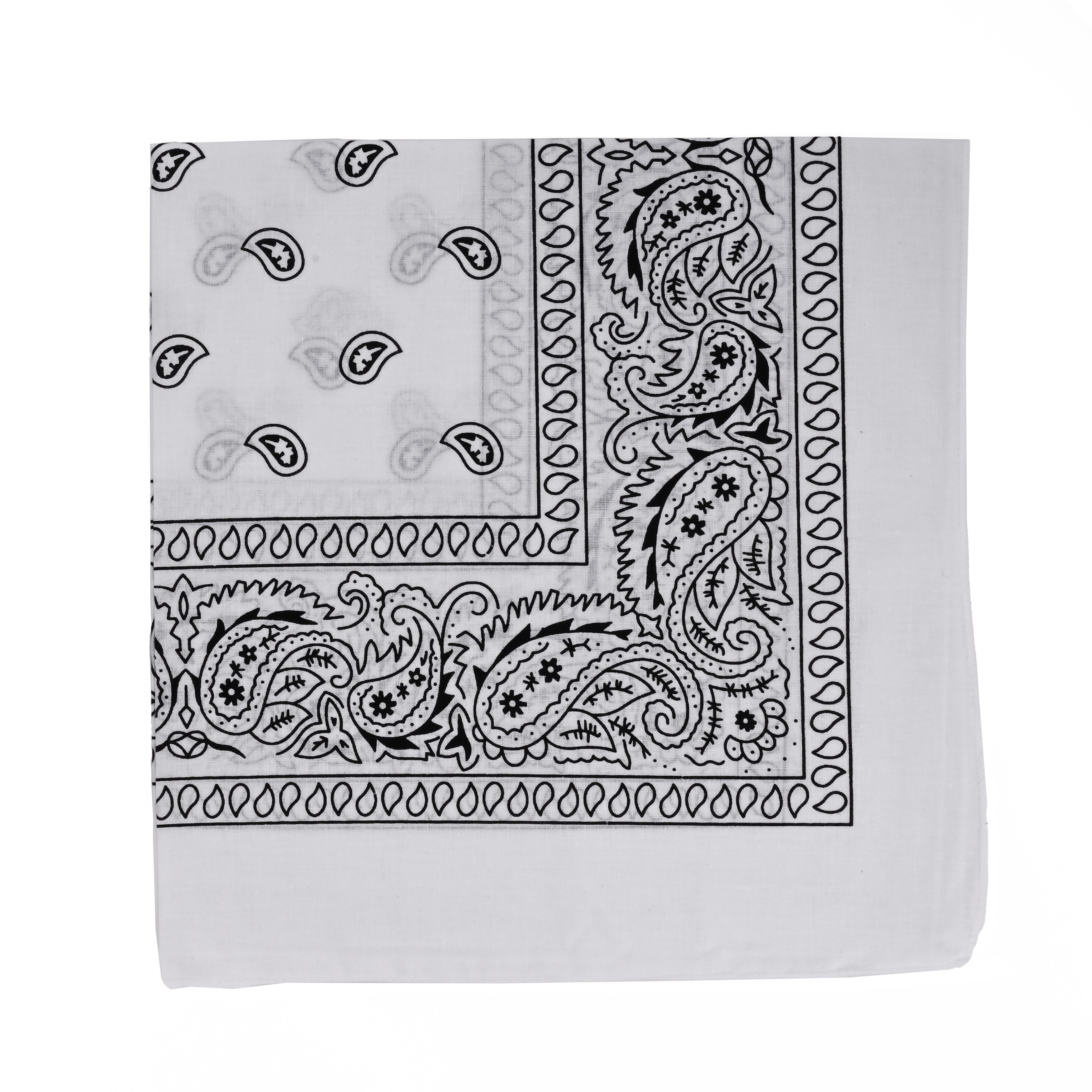 Modescout Stadler Bandana Bandana Paisley (3er Pack) 55x55 cm – Baumwolle Kopftuch Halstuch, (Spar-Set, 3er Set), Weich, atmungsaktiv und hautfreundlich