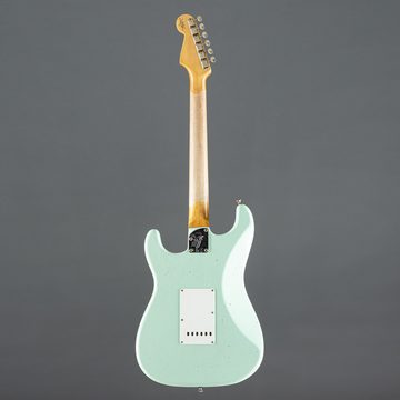 Fender E-Gitarre, Postmodern Stratocaster Journeyman Aged Surf Green #16576 - E-Gitarr