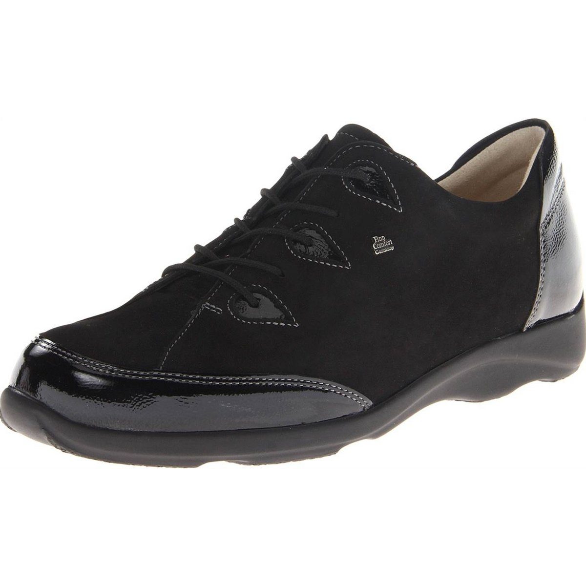 schwarz Finn Comfort (1-tlg) Schnürschuh