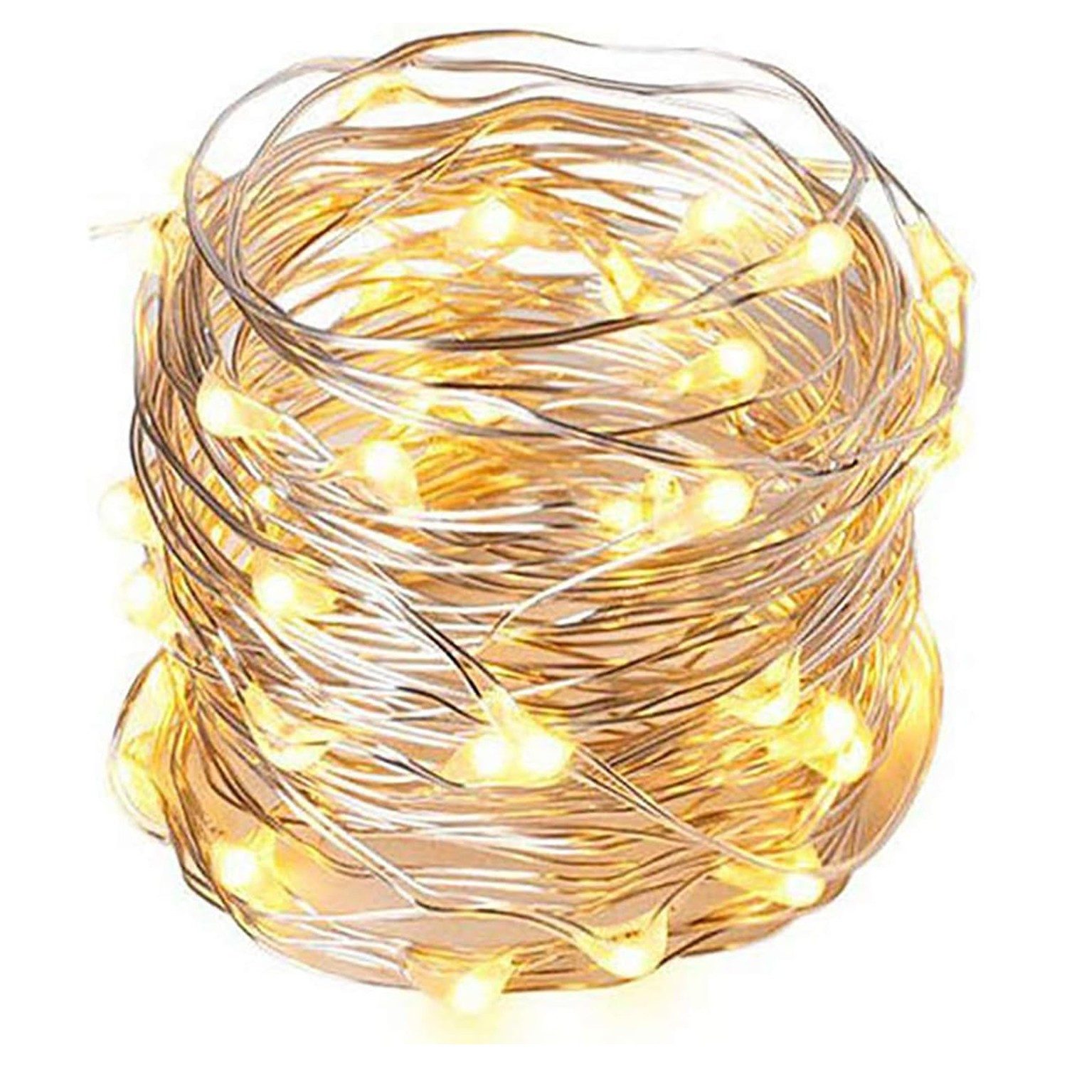 Fachhandel Plus LED-Lichterkette Micro LED Draht Lichterkette mit 100 LEDs günstig online kaufen