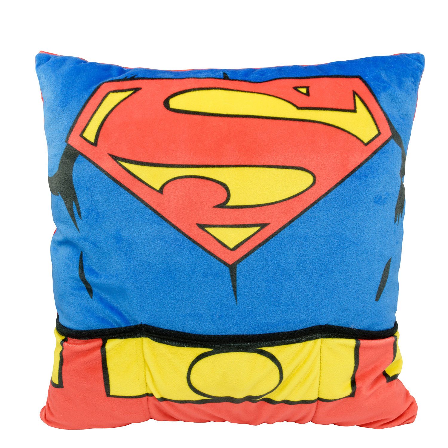 United Labels® Dekokissen DC Comics - Superman - Suit Couch Potato mit Taschen