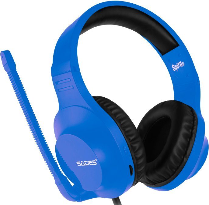SA-721 kabelgebunden Sades Spirits Gaming-Headset blau