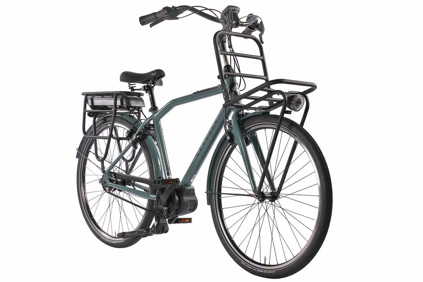 Thumbnail - Gazelle E-Bike Gazelle Heavy Duty NL C5 HMB 500 Wh Herren grün 2024, 5 Gang, Nabenschaltung, Bosch Performance Line, 500...