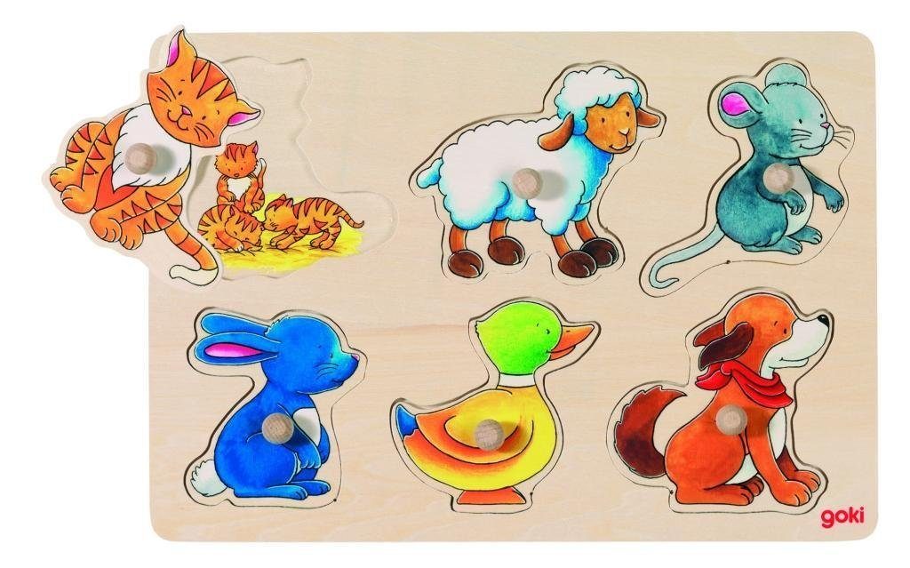 Gollnest & Kiesel Puzzle Goki 57929 - Hintergrundbildpuzzle Mutter und Kind günstig online kaufen