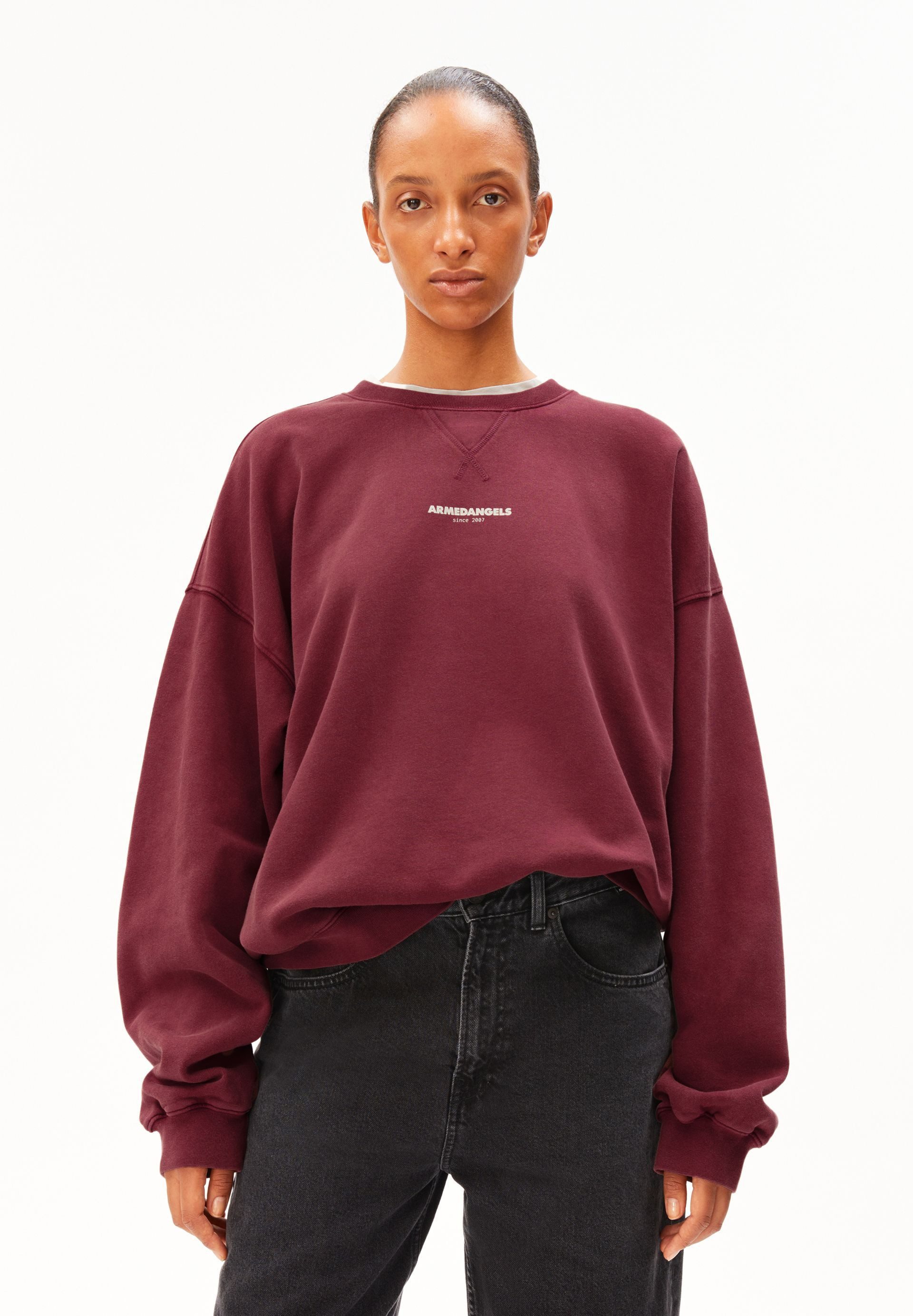 Armedangels Sweatshirt GMT DYE CREWNECK Sweatshirt aus Bio-Baumwolle Oversized Fit