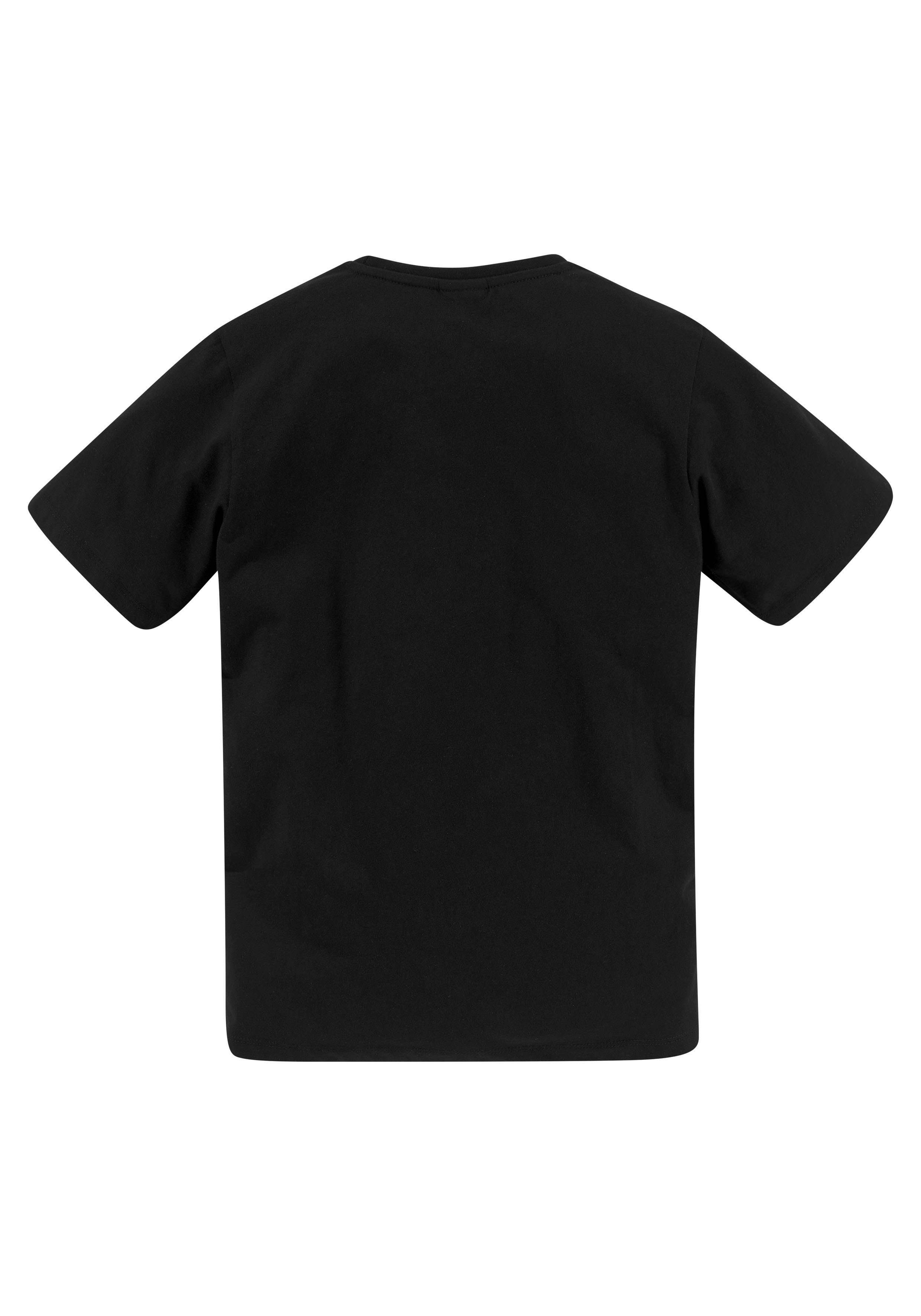 KIDSWORLD T-Shirt Mit lässigem FUSSBALLER - Druck Kurzarm, Basic-Passform, mit stylischem Druck, Rundhalsausschnitt