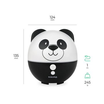 Siguro Diffuser Aroma, Panda, 180ml, 5W, LED Hintergrundbeleuchtung, 30-36db, 0,18 l Wassertank
