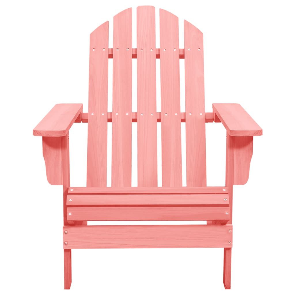 vidaXL Gartenstuhl Adirondack-Gartenstuhl Massivholz Tanne Rosa günstig online kaufen