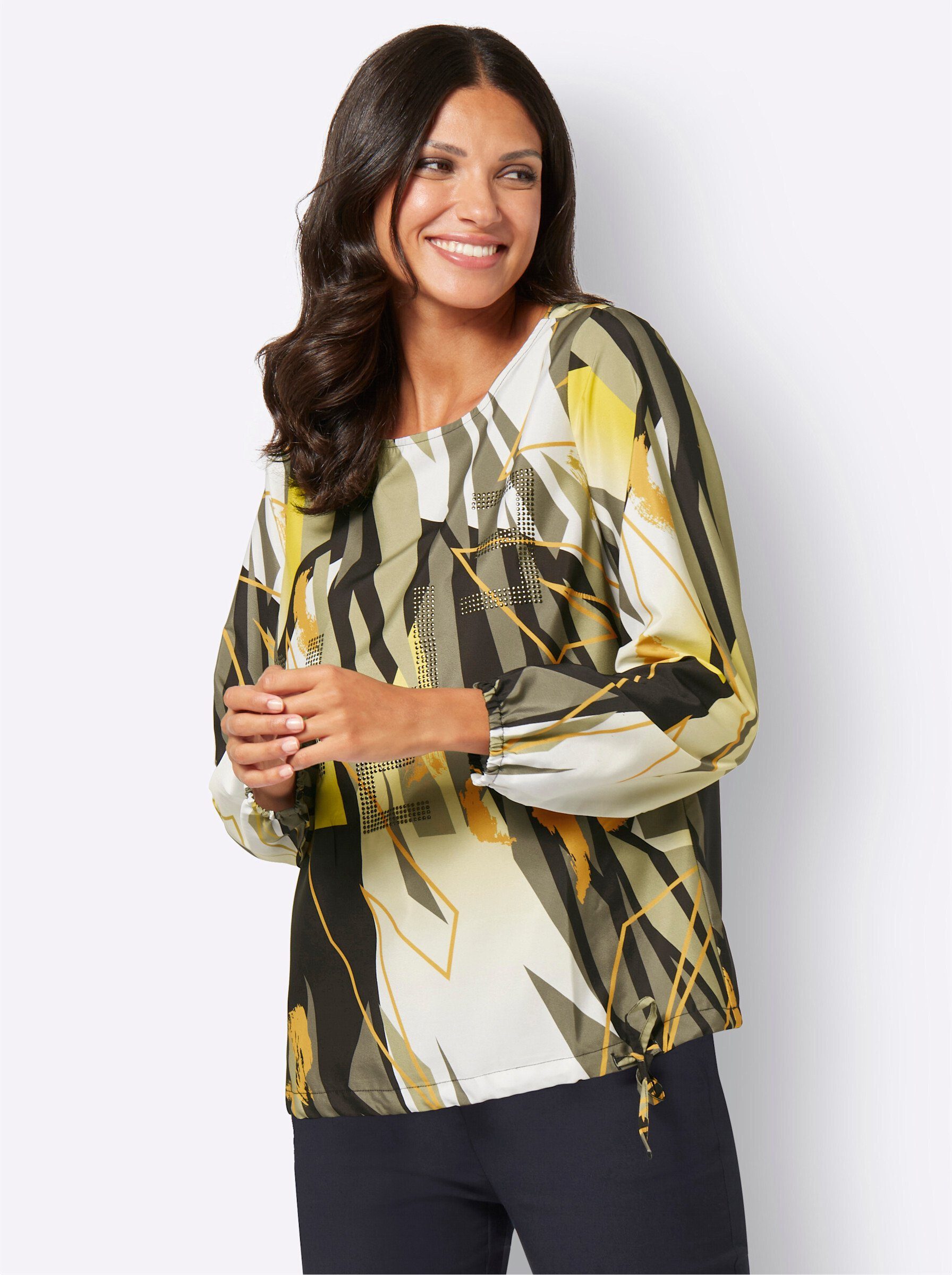 Sieh an! Klassische Bluse Schlupfbluse . günstig online kaufen