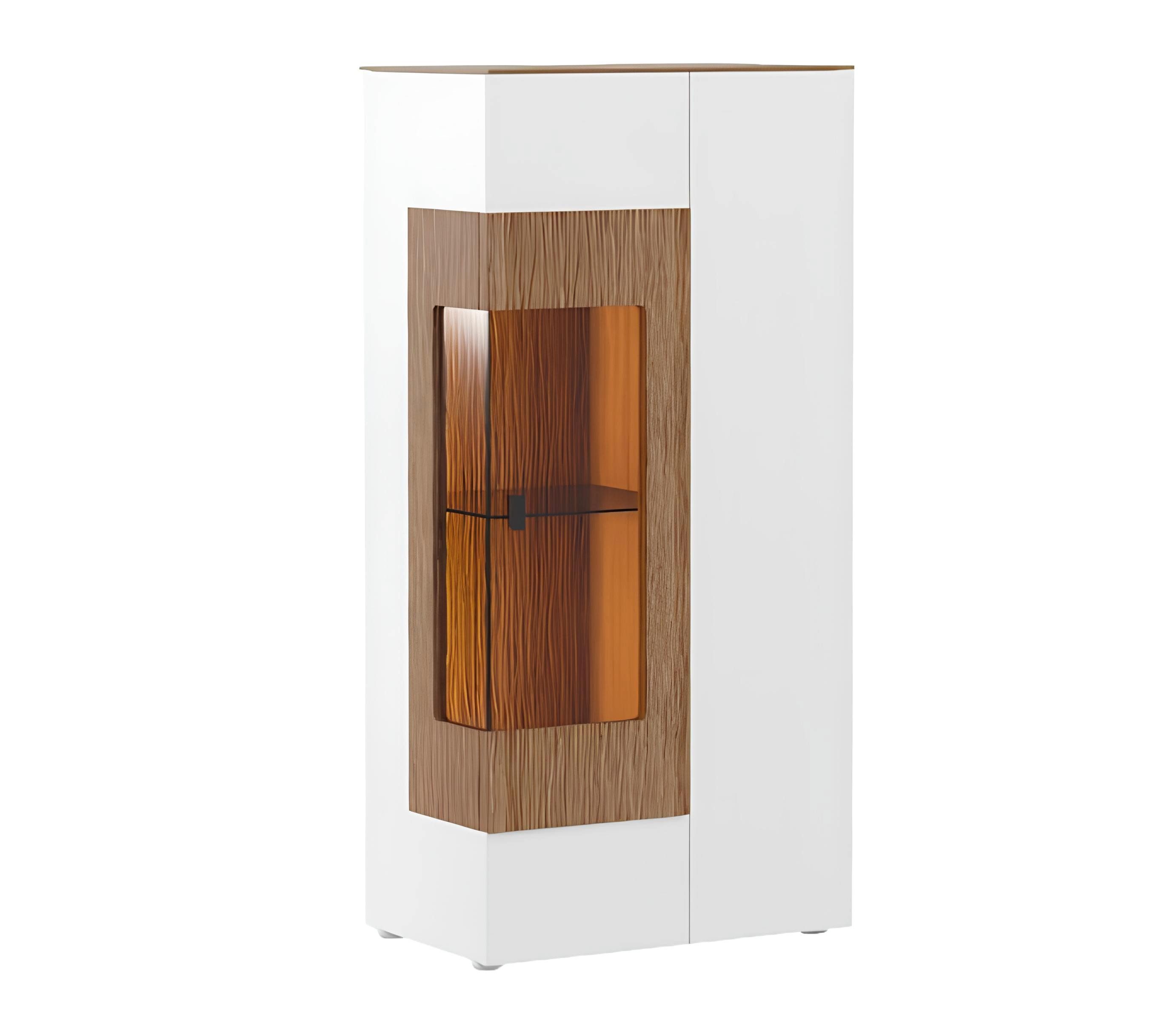JVmoebel Vitrine Schrank Vitrine Glasdisplay Vitrinenschrank Schrankvitrine Glasschrank (1-St., Vitrine (TRK) Made in Europa