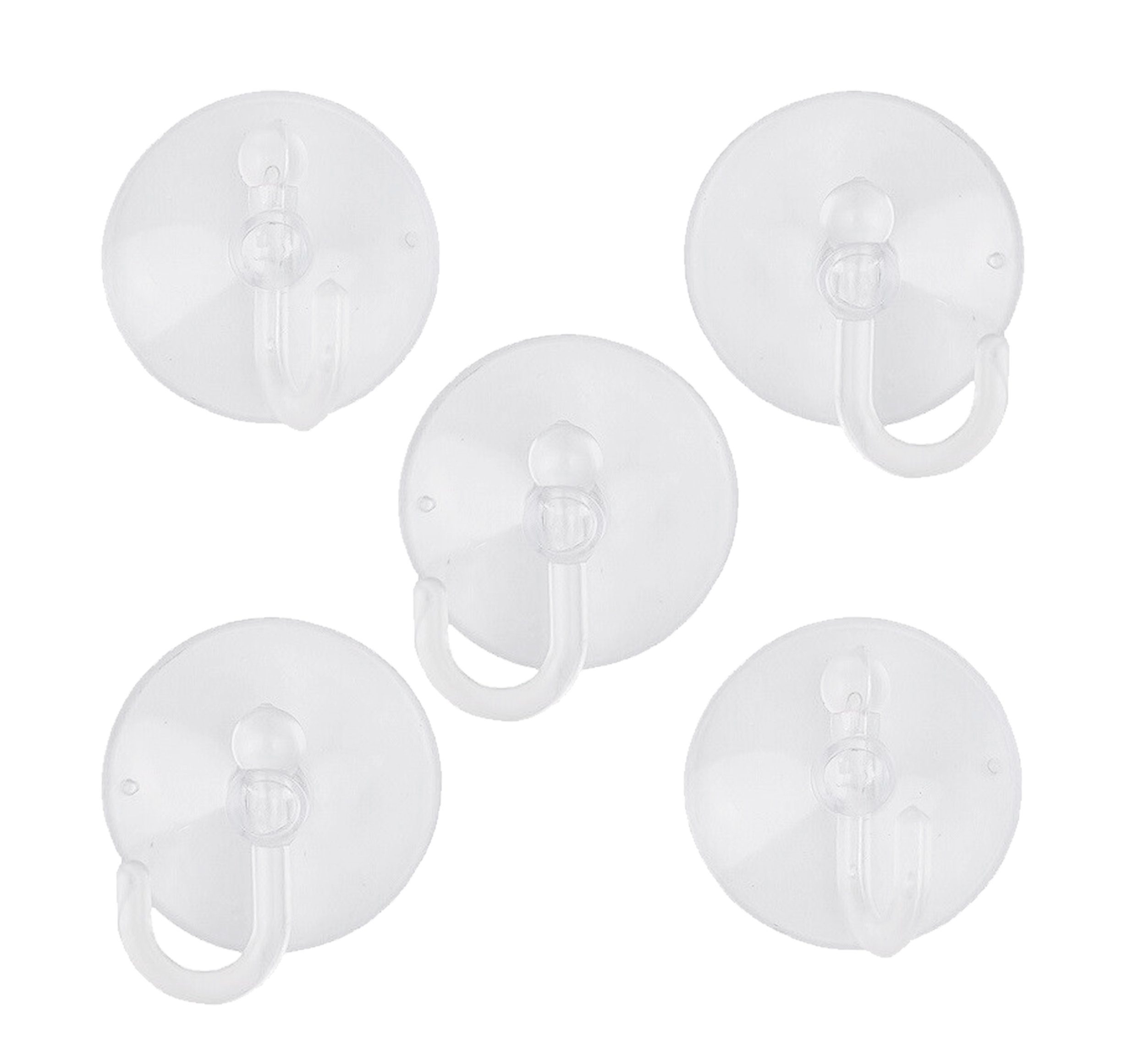 Reinex Handtuchhaken 5 SAUGHAKEN Ø3cm Haken mit Saugnapf Transparent Fenste günstig online kaufen