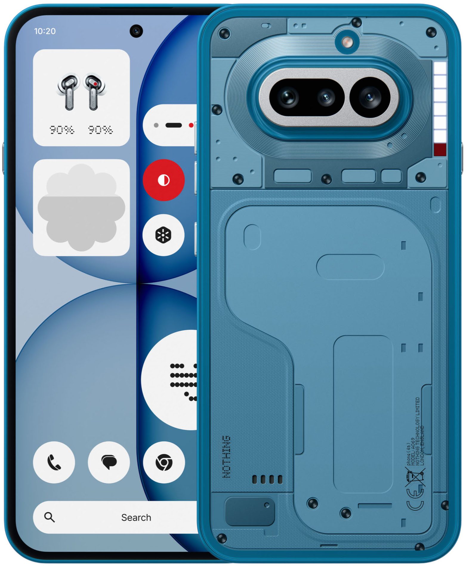 NOTHING Phone (4a) Smartphone (17,22 cm/6,78 Zoll, 256 GB Speicherplatz, 50 MP Kamera)