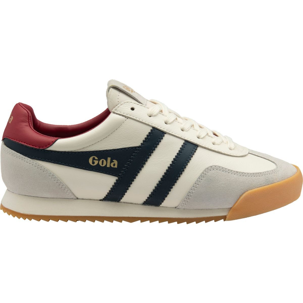 Gola Europa Leather Sneaker Men Sneaker Eleganter Herrensneaker aus Leder mit Vintage-Charme, wärmender