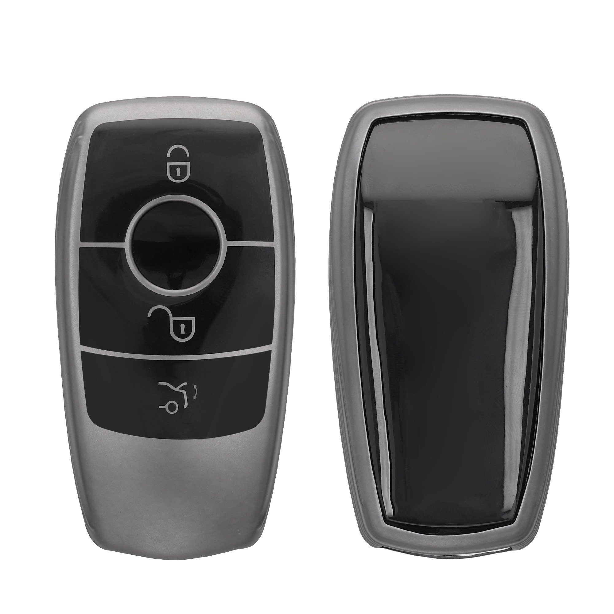 kwmobile Schlüsseltasche Autoschlüssel Hülle für Mercedes Benz (1-tlg), Schlüsselhülle Silikon Case Schlüssel Cover