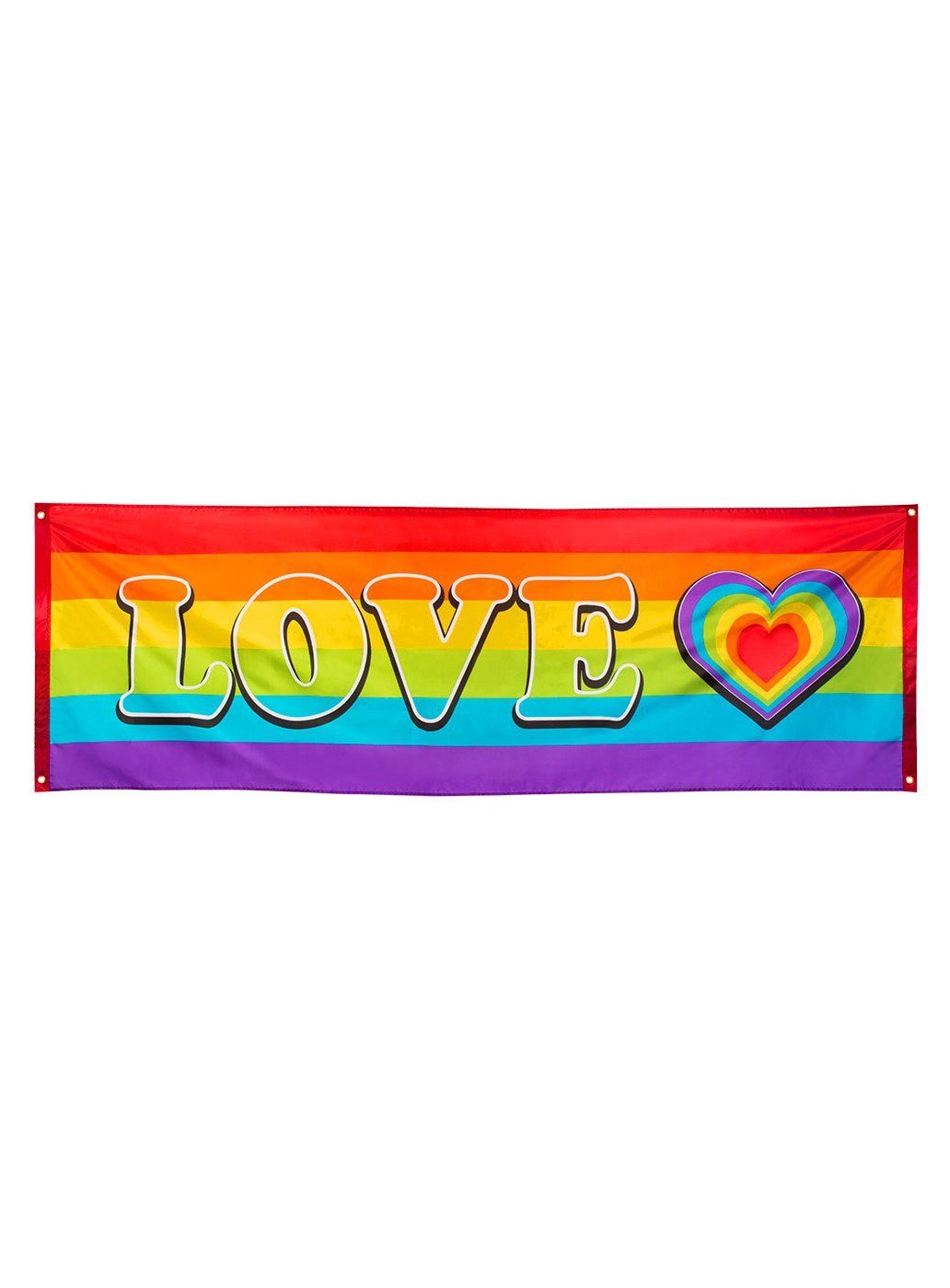 Boland Hängedekoration Regenbogen Banner Love, Bunte Raumdeko für Geburtstage, Mottopartys und Events!