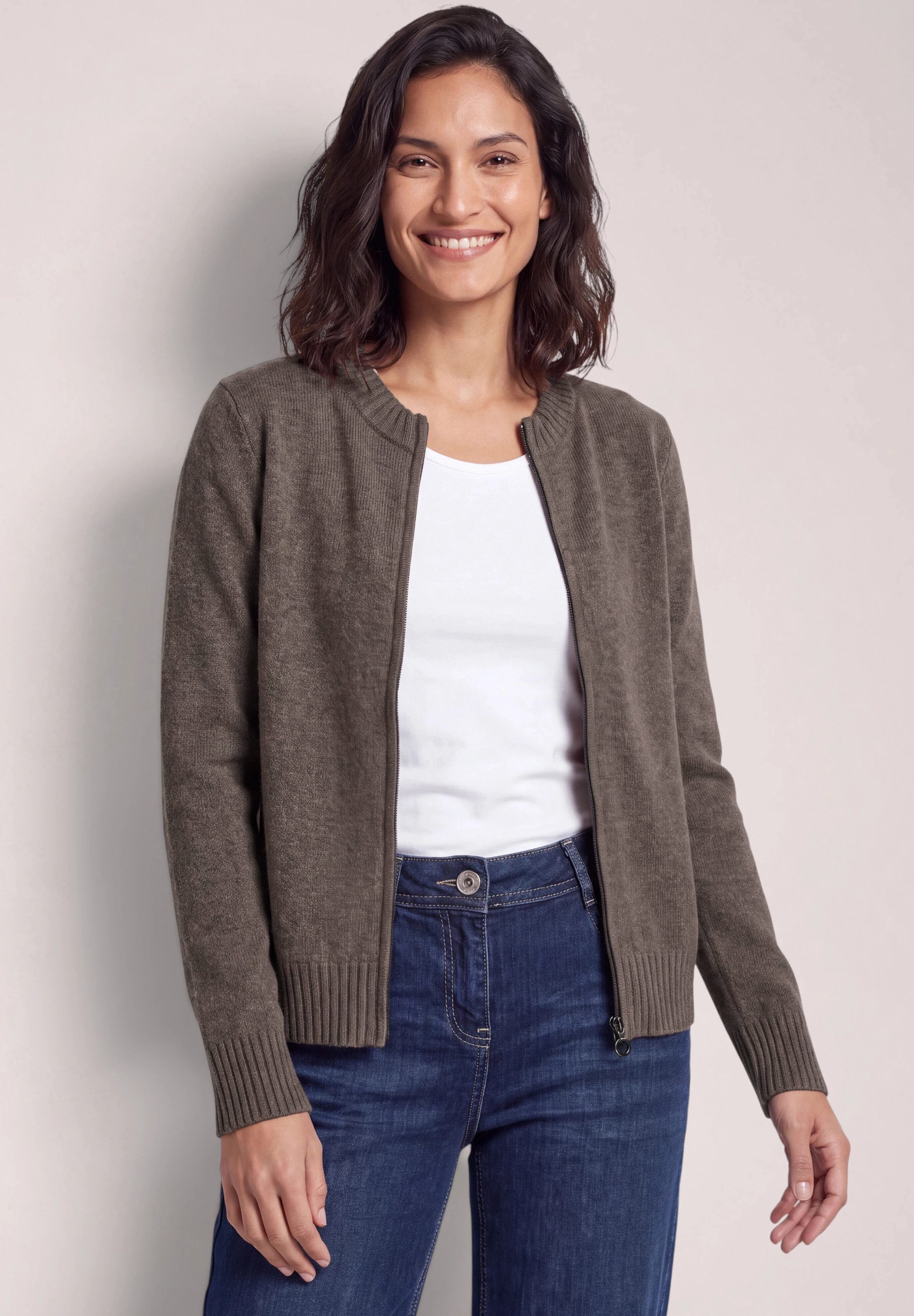 CECIL Cardigan aus Feinstrick