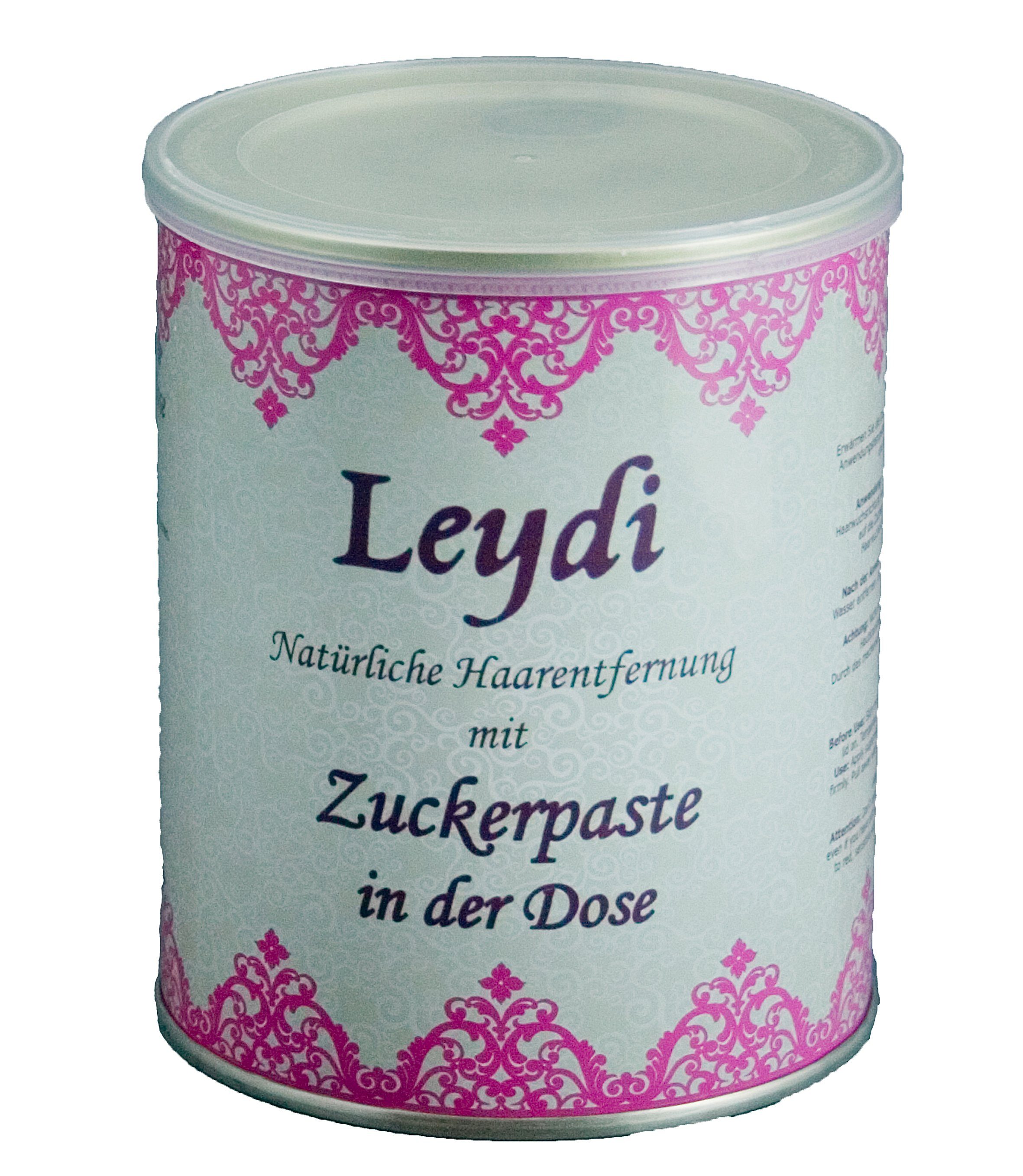 Leydi Zuckerpaste Leydi Zuckerpaste in der Dose - 800ml Sugaring für den ganzen Körper | Enthaarungswachs