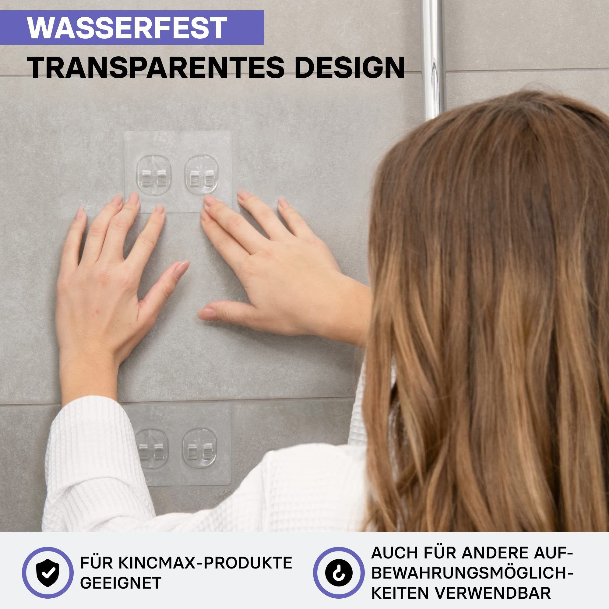 Kincmax Wandregal 2er Set die wasserdichte Schwammhalter für Schwammhalter Küchenspüle 2 wasserfeste Küchenspüle, für Packungen