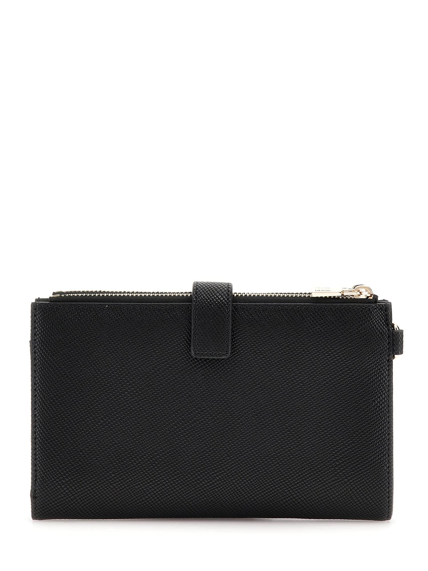 Guess Geldbörse LAUREL II SLG DBL ZIP ORGNZR, Damen Geldbeutel, Portemonnaie mit zwei Reißverschluss-Fächern – Bild 4 von 5