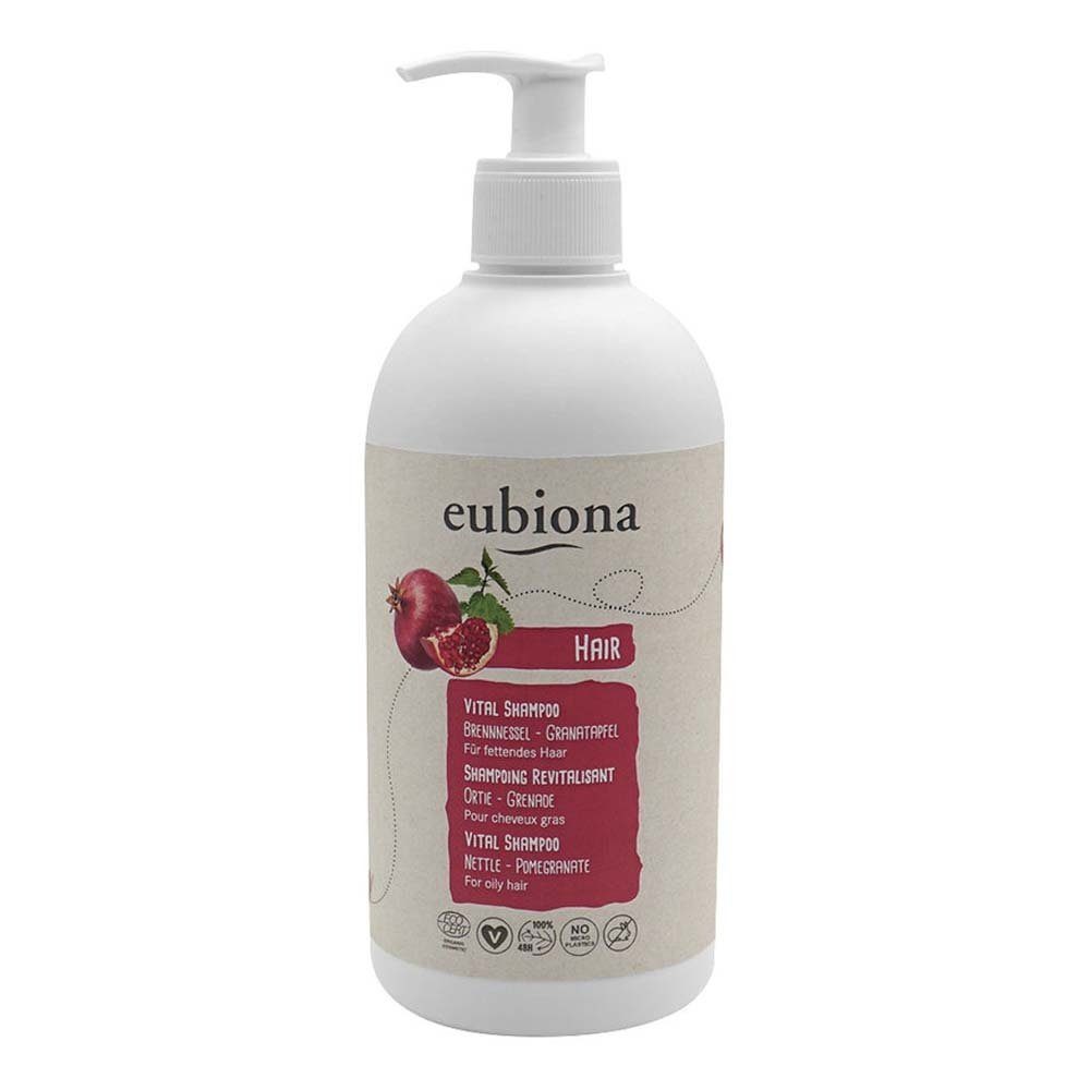 500ml Brennessel-Granatapfel Vital-Shampoo Haarshampoo eubiona -